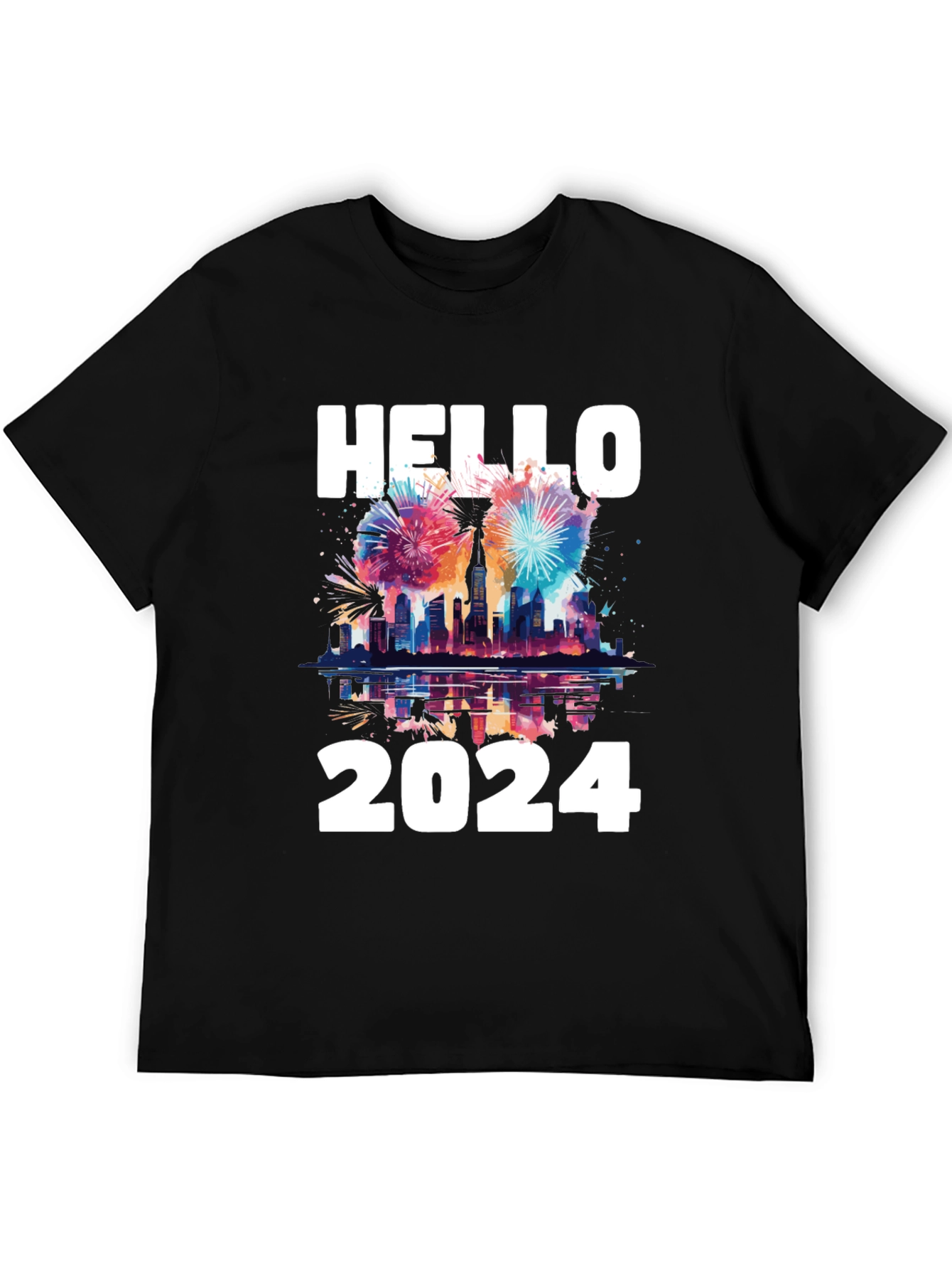Hello 2024 T-Shirt - New Year Celebration