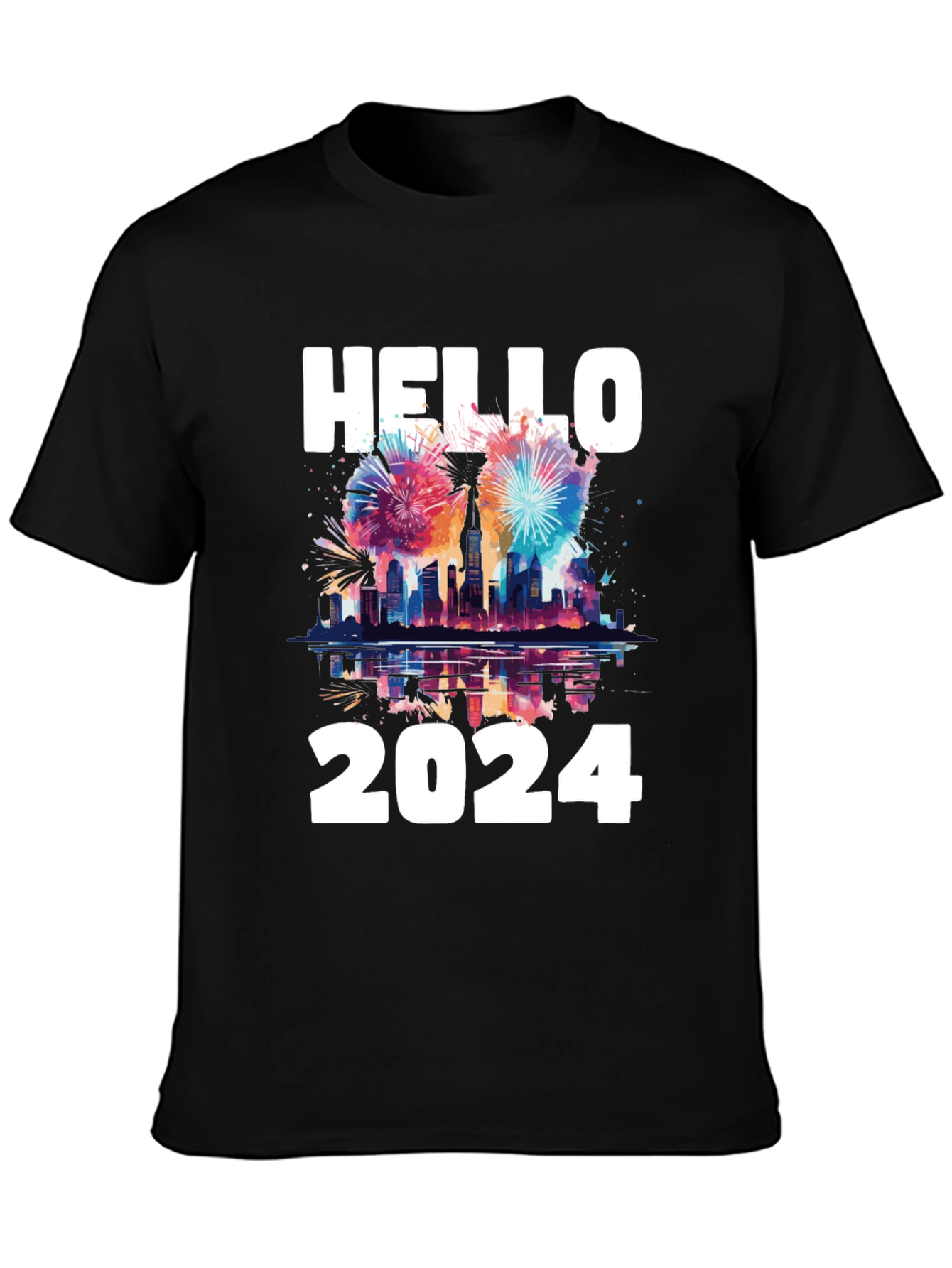 Hello 2024 T-Shirt - New Year Celebration