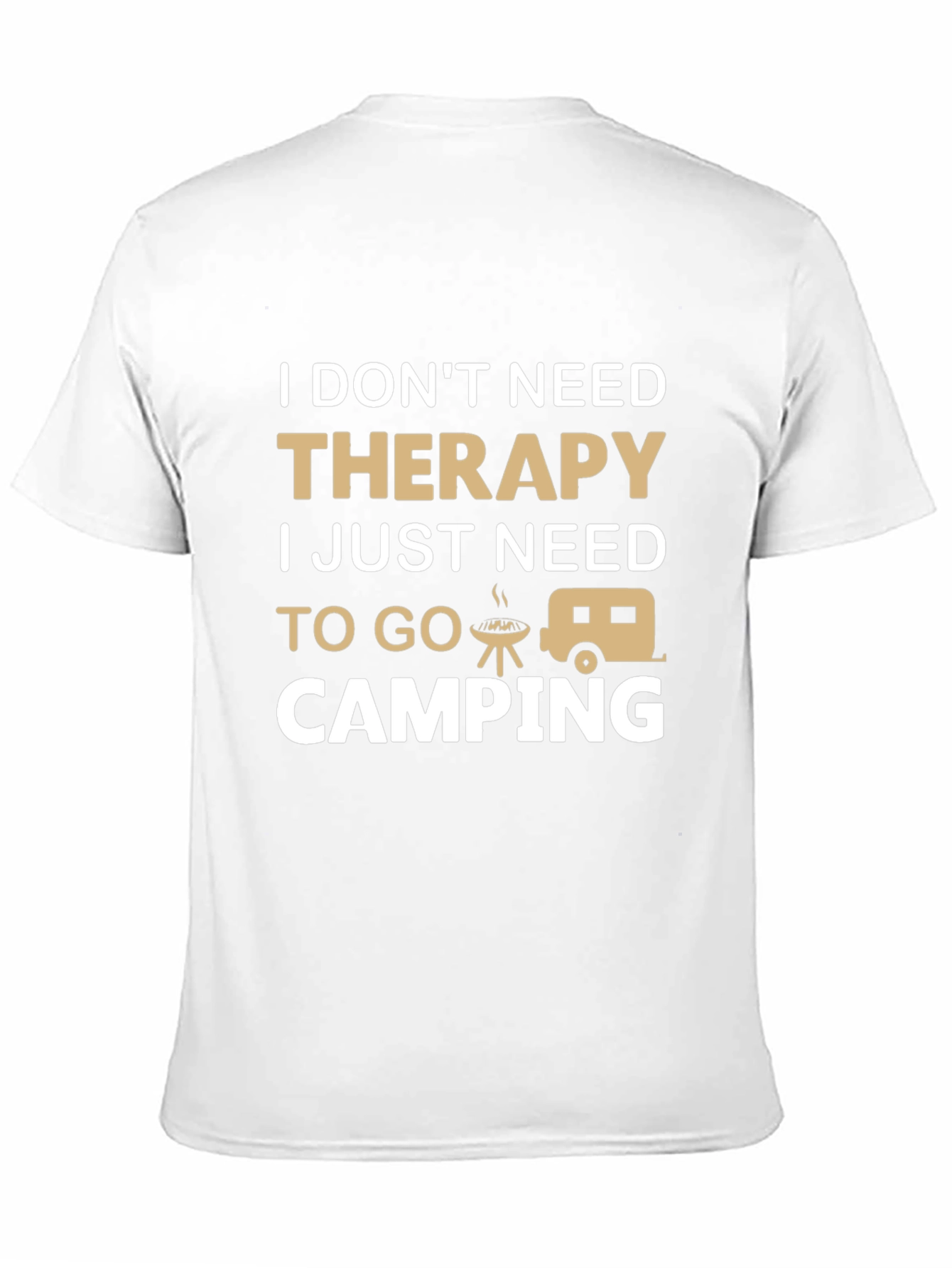 Therapy Camping T-Shirt - Funny Outdoor Adventure Tee