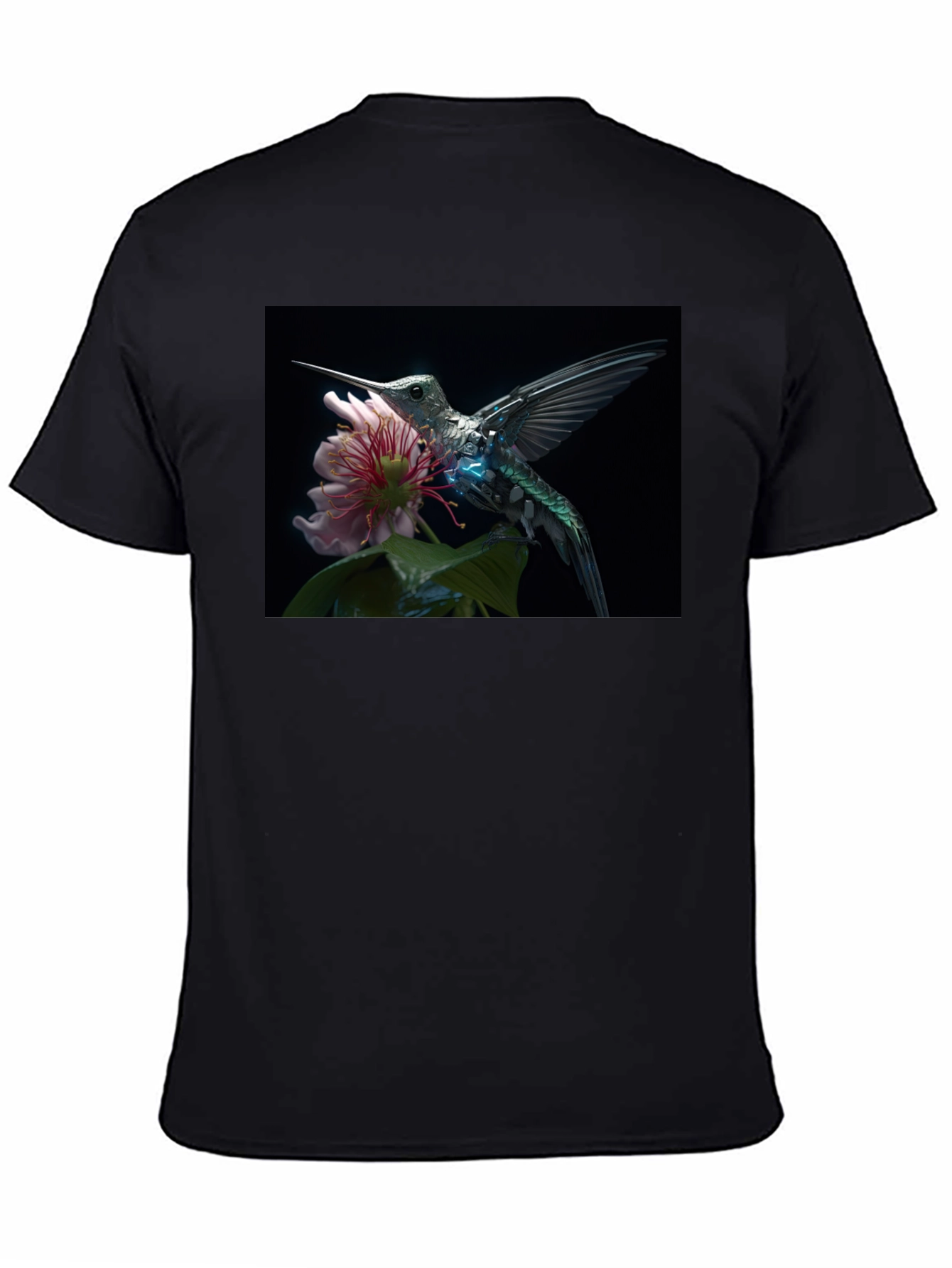 Hummingbird Floral Graphic T-Shirt