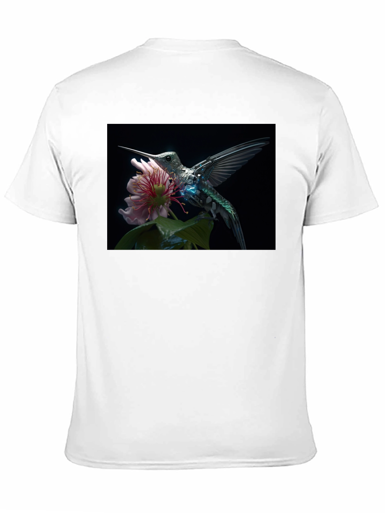 Hummingbird Floral Graphic T-Shirt
