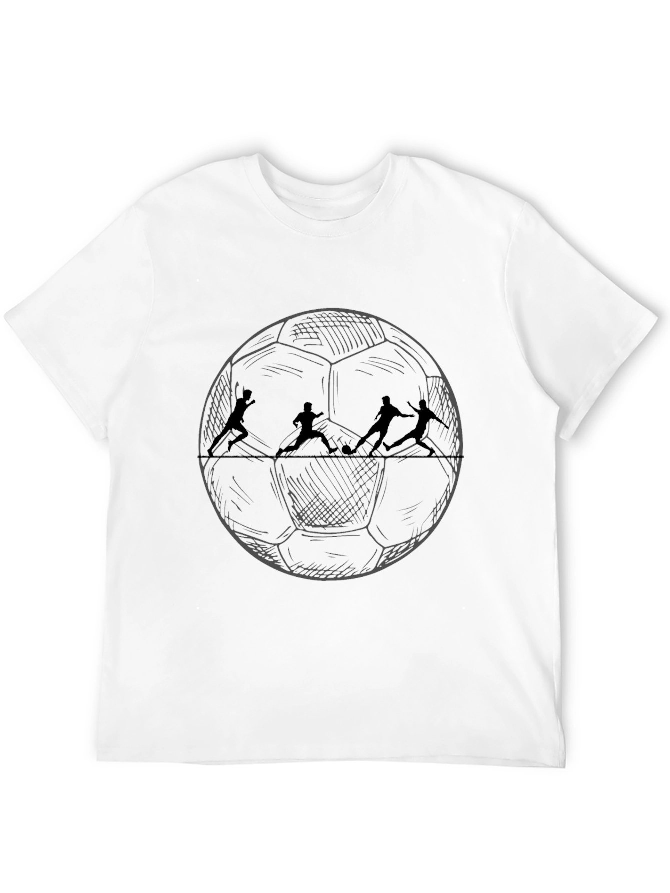 Soccer Ball Silhouette T-Shirt