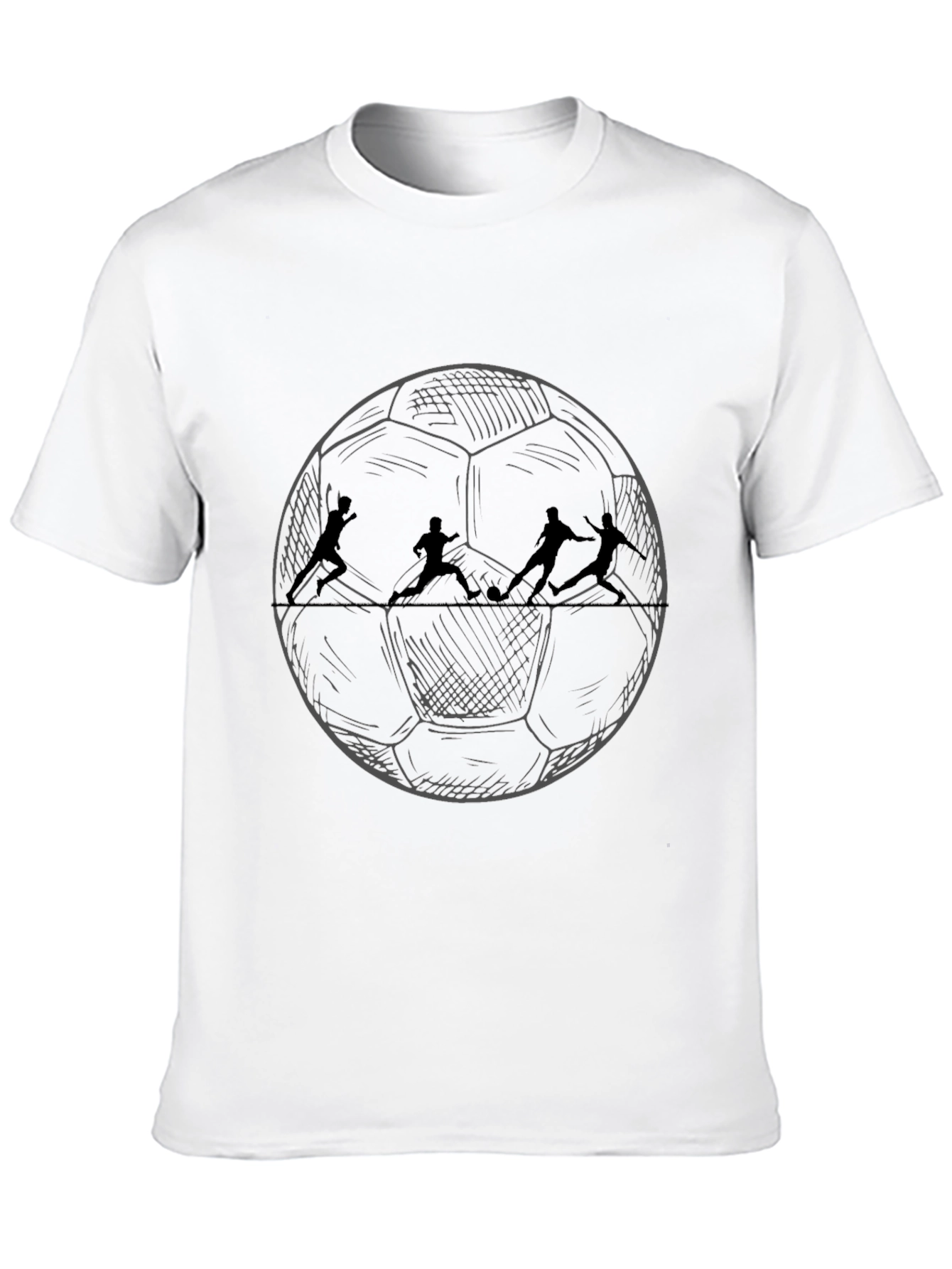 Soccer Ball Silhouette T-Shirt