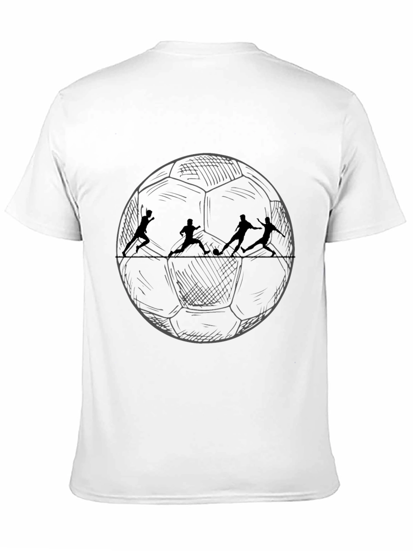 Soccer Ball Silhouette T-Shirt