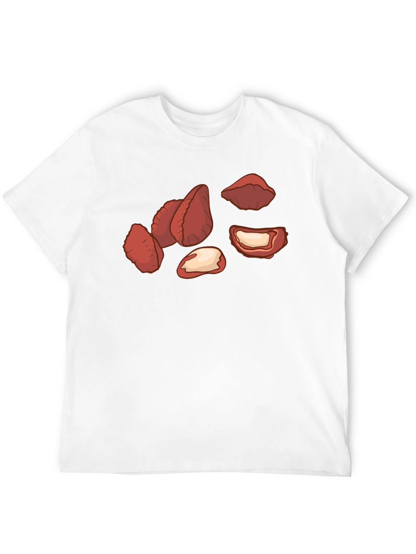 Brazil Nut Graphic Tee - Black Cotton Casual T-Shirt