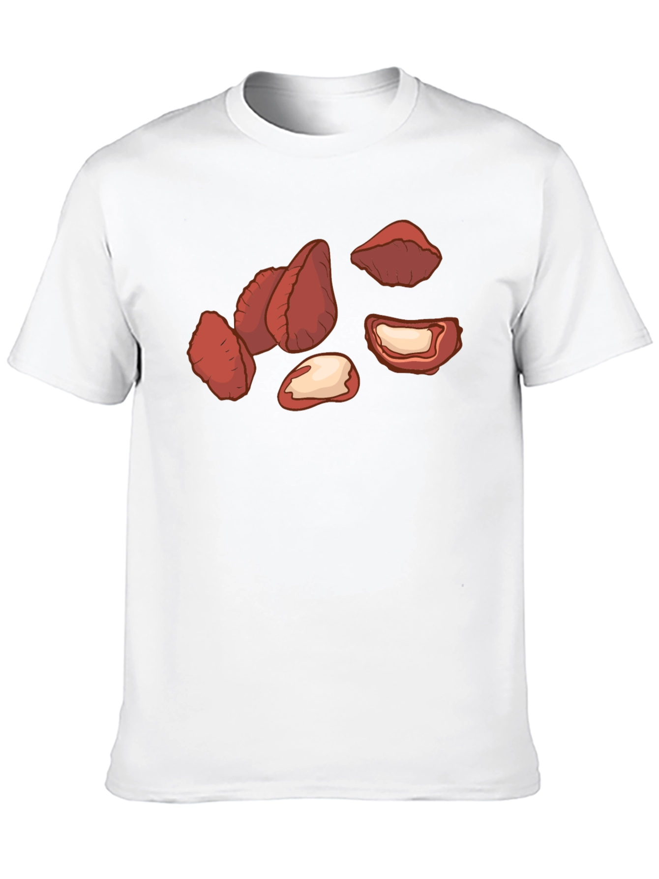 Brazil Nut Graphic Tee - Black Cotton Casual T-Shirt