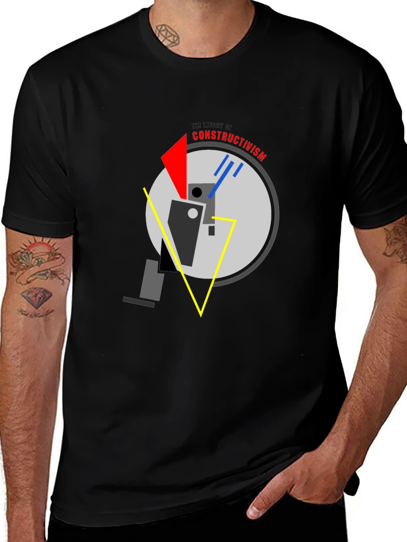 Constructivism Legacy Graphic Tee - Modern Art Shirt