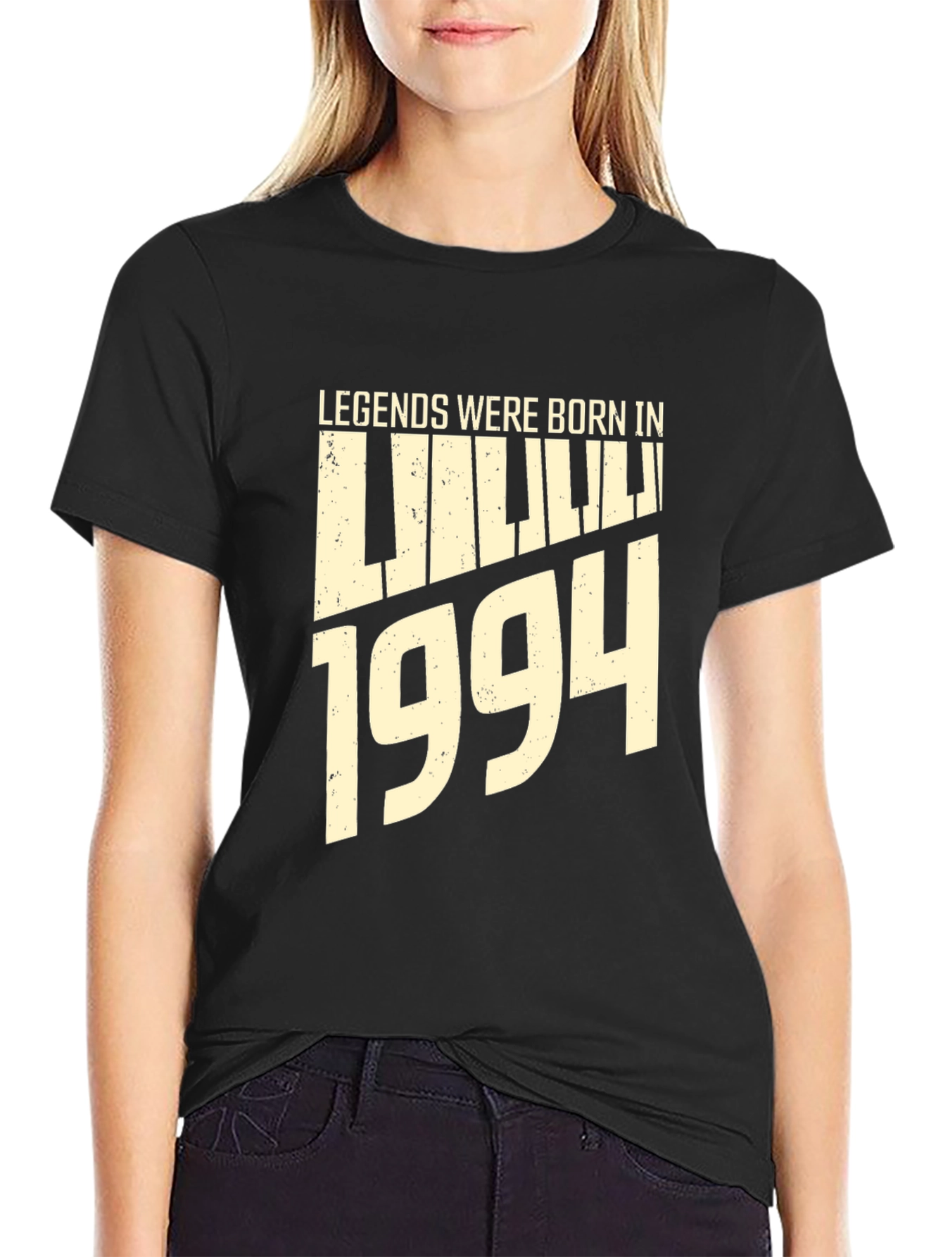 Legends Born in 1994 Piano Black Tee