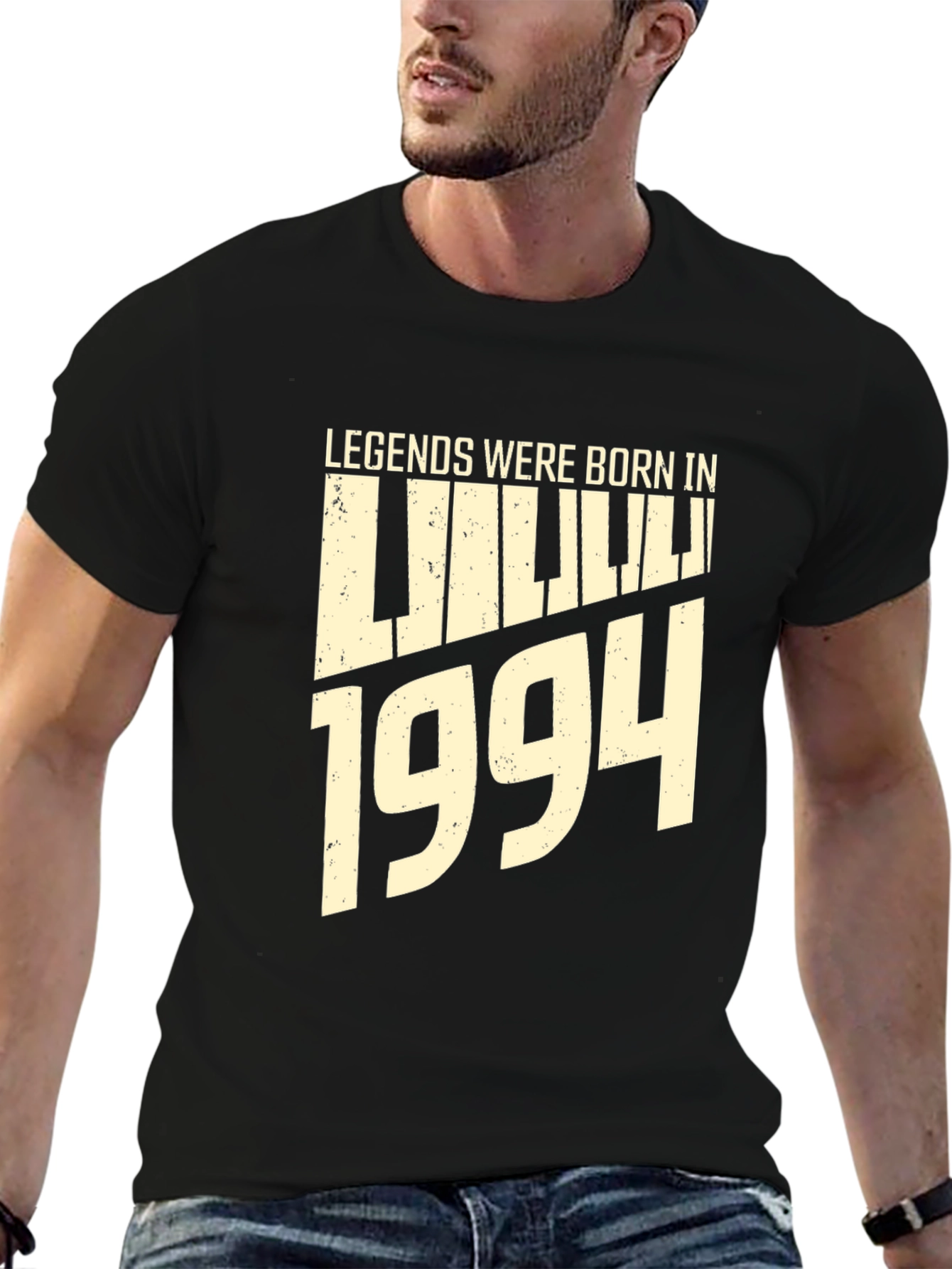 Legends Born in 1994 Piano Black Tee