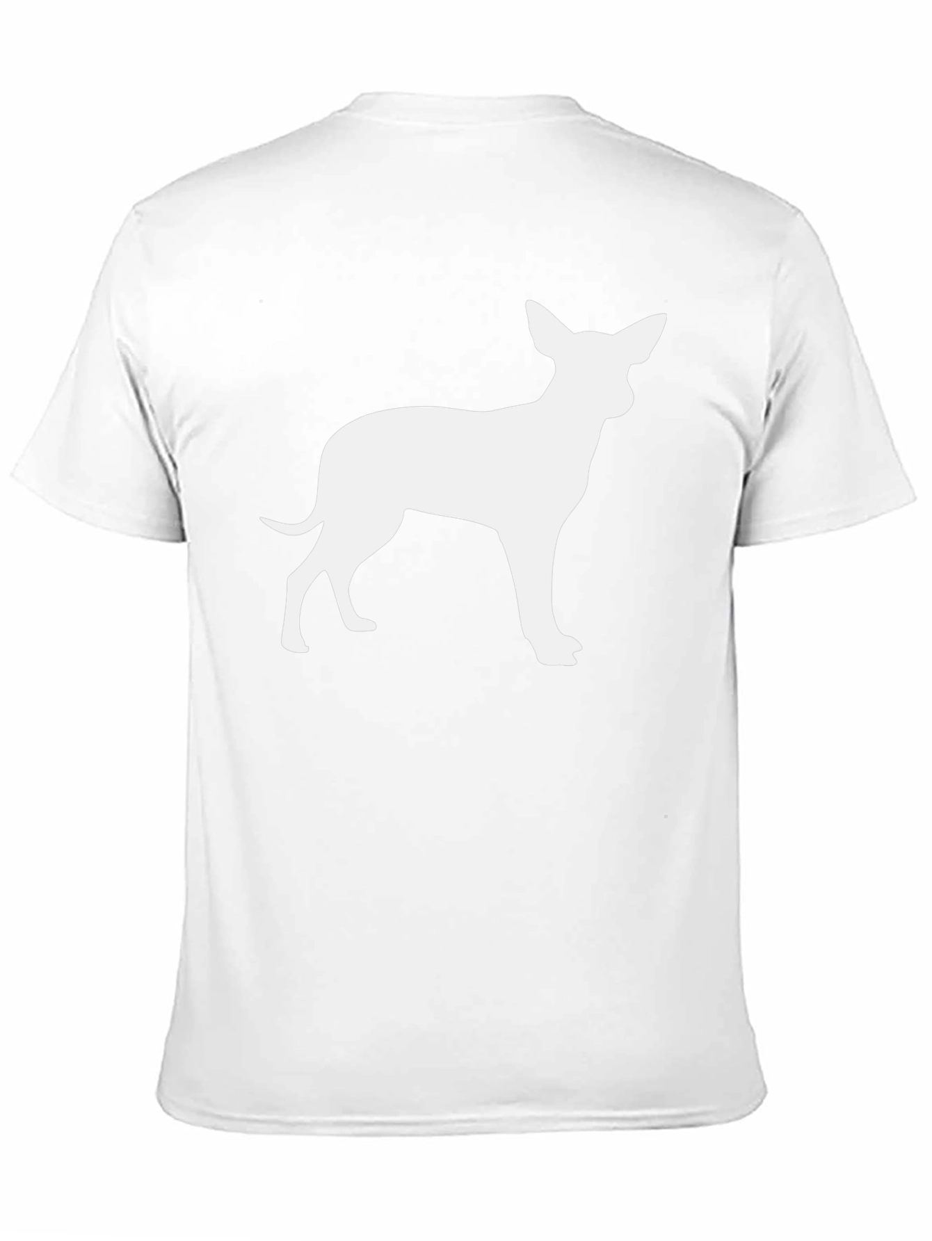 Chihuahua Silhouette Black T-Shirt