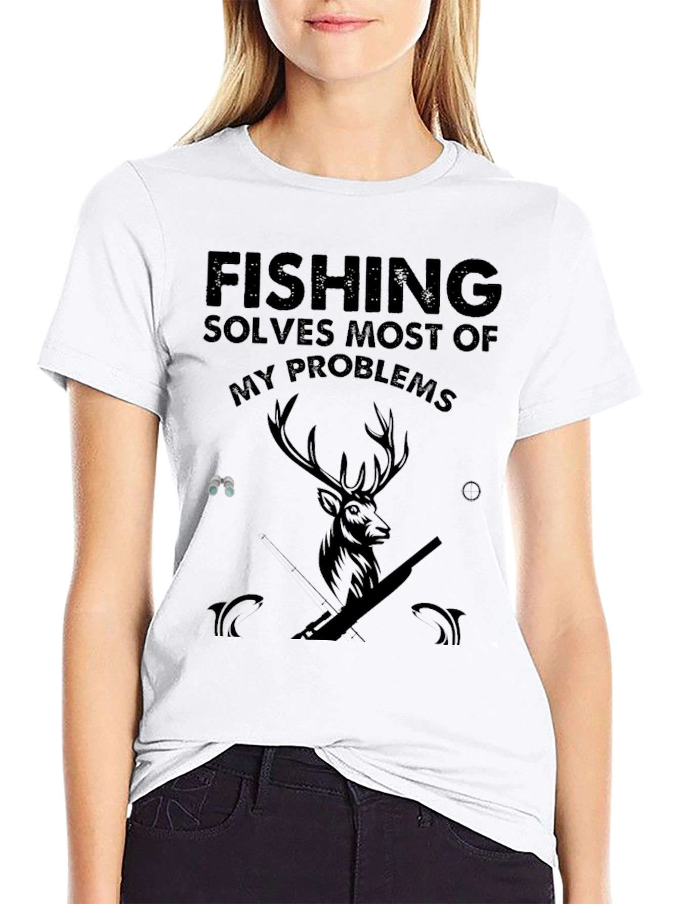Fishing Solves Most of My Problems T-Shirt