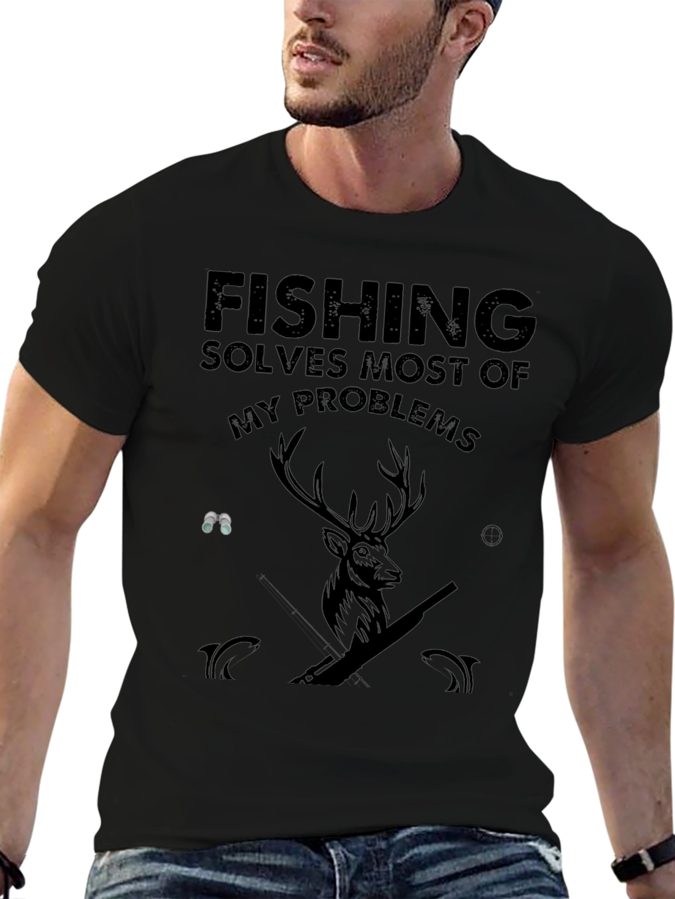 Fishing Solves Most of My Problems T-Shirt