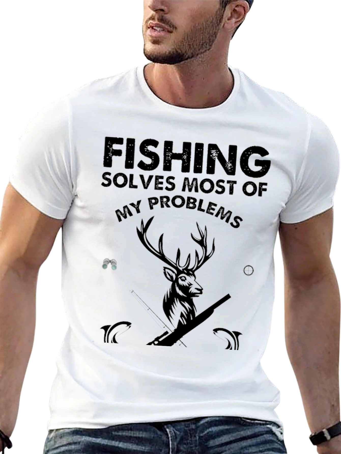 Fishing Solves Most of My Problems T-Shirt
