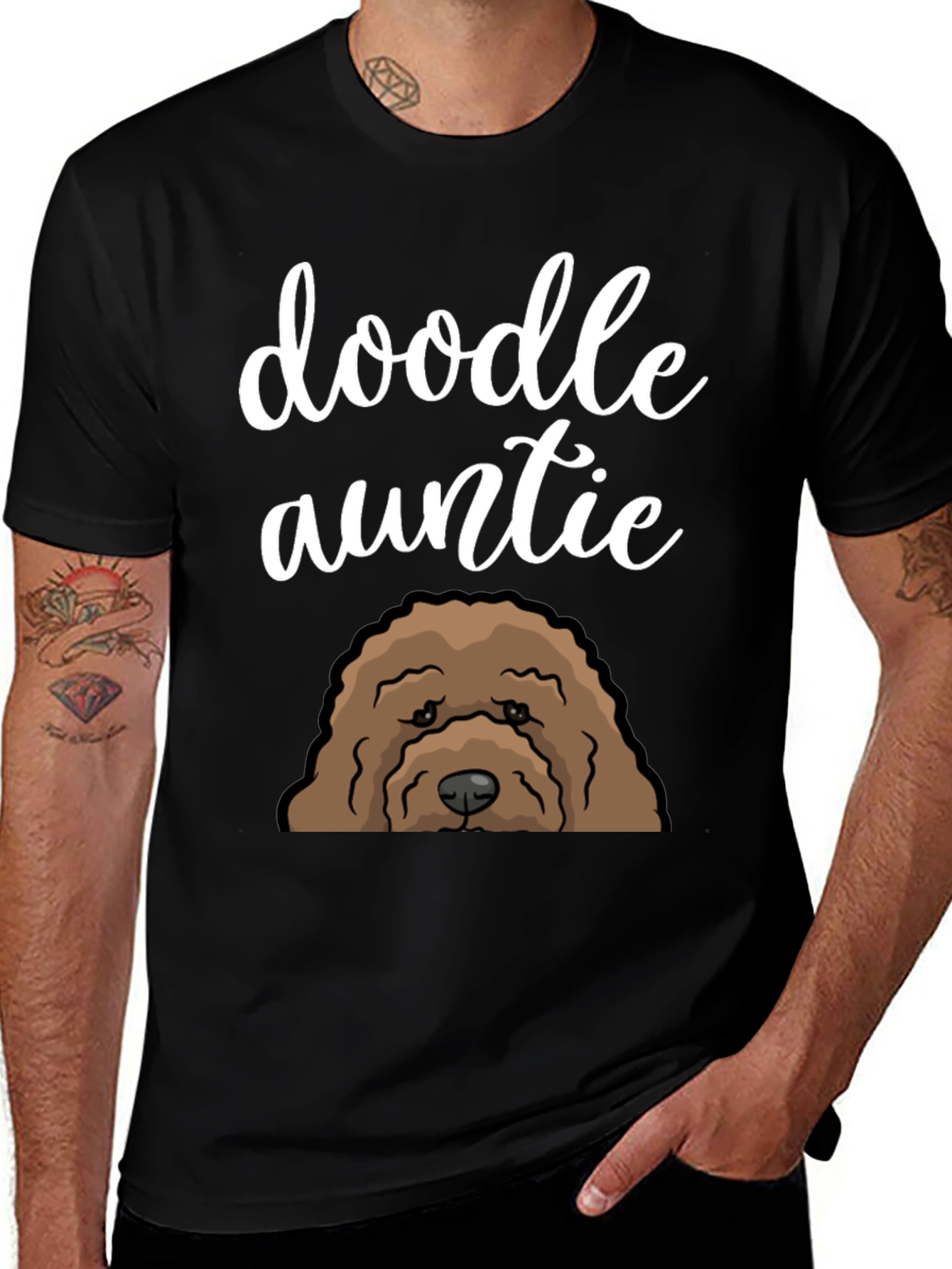 Doodle Auntie Dog Lover T-Shirt