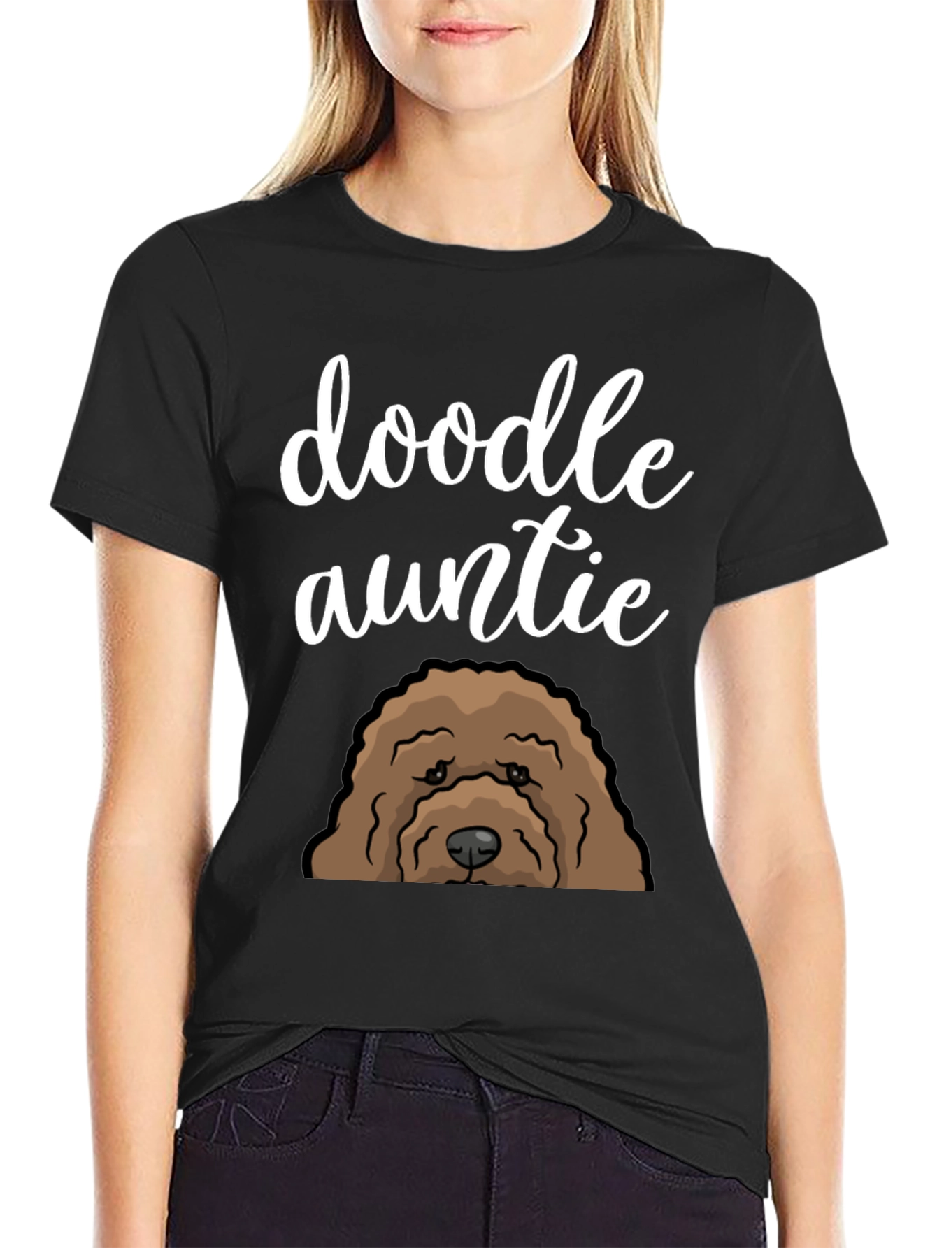 Doodle Auntie Dog Lover T-Shirt