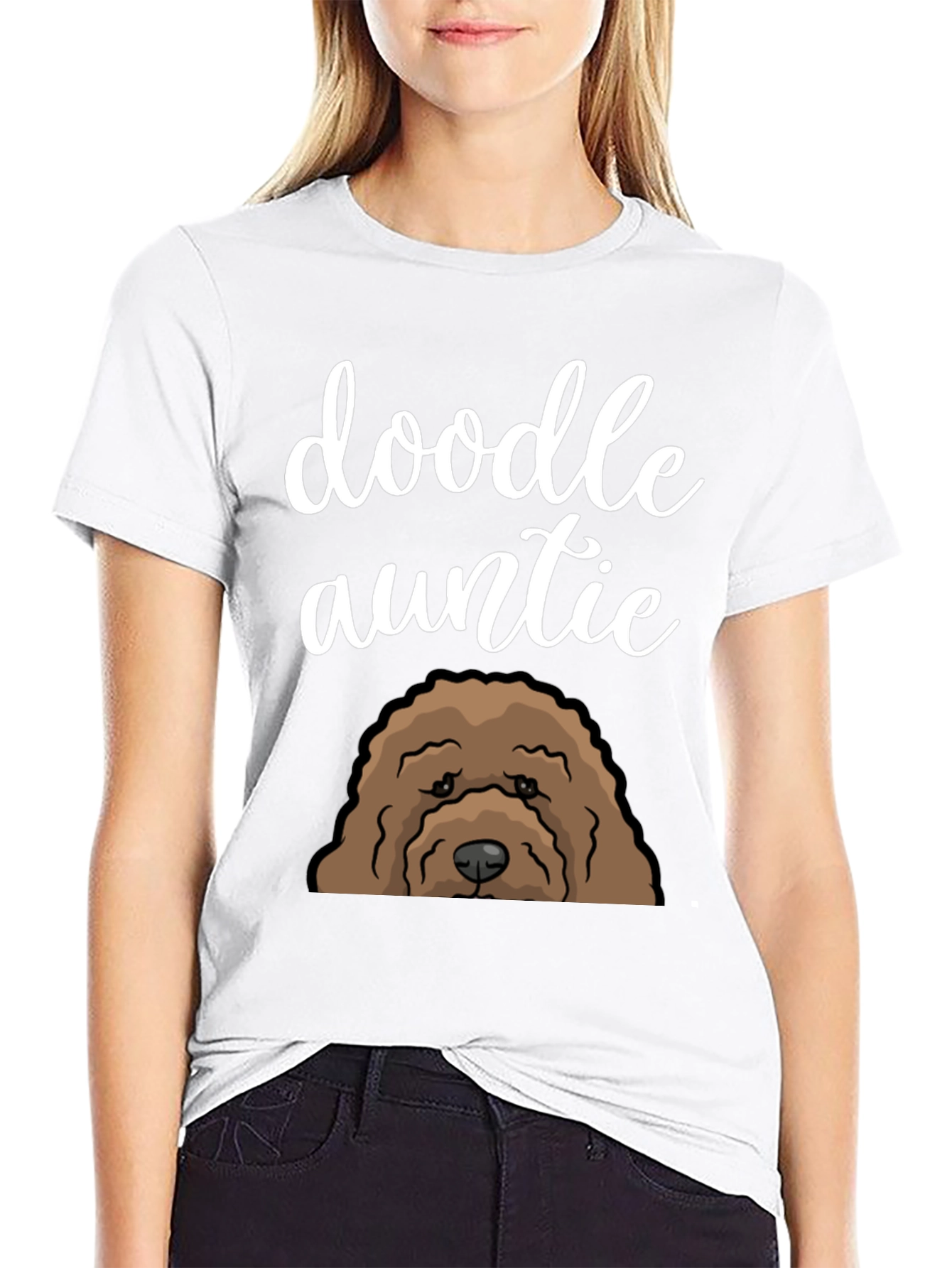 Doodle Auntie Dog Lover T-Shirt