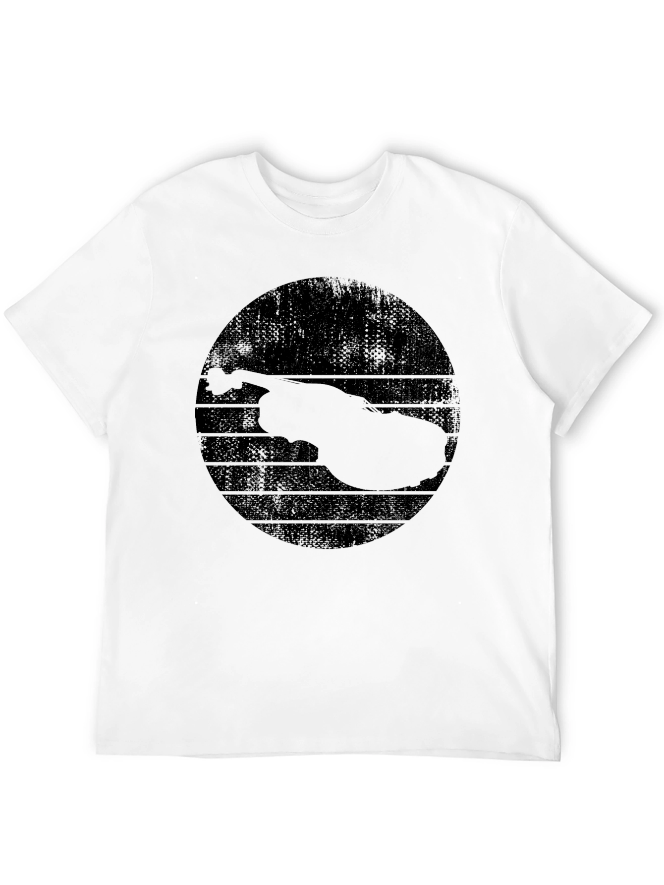 Retro Violin Graphic Tee - Musical Style
