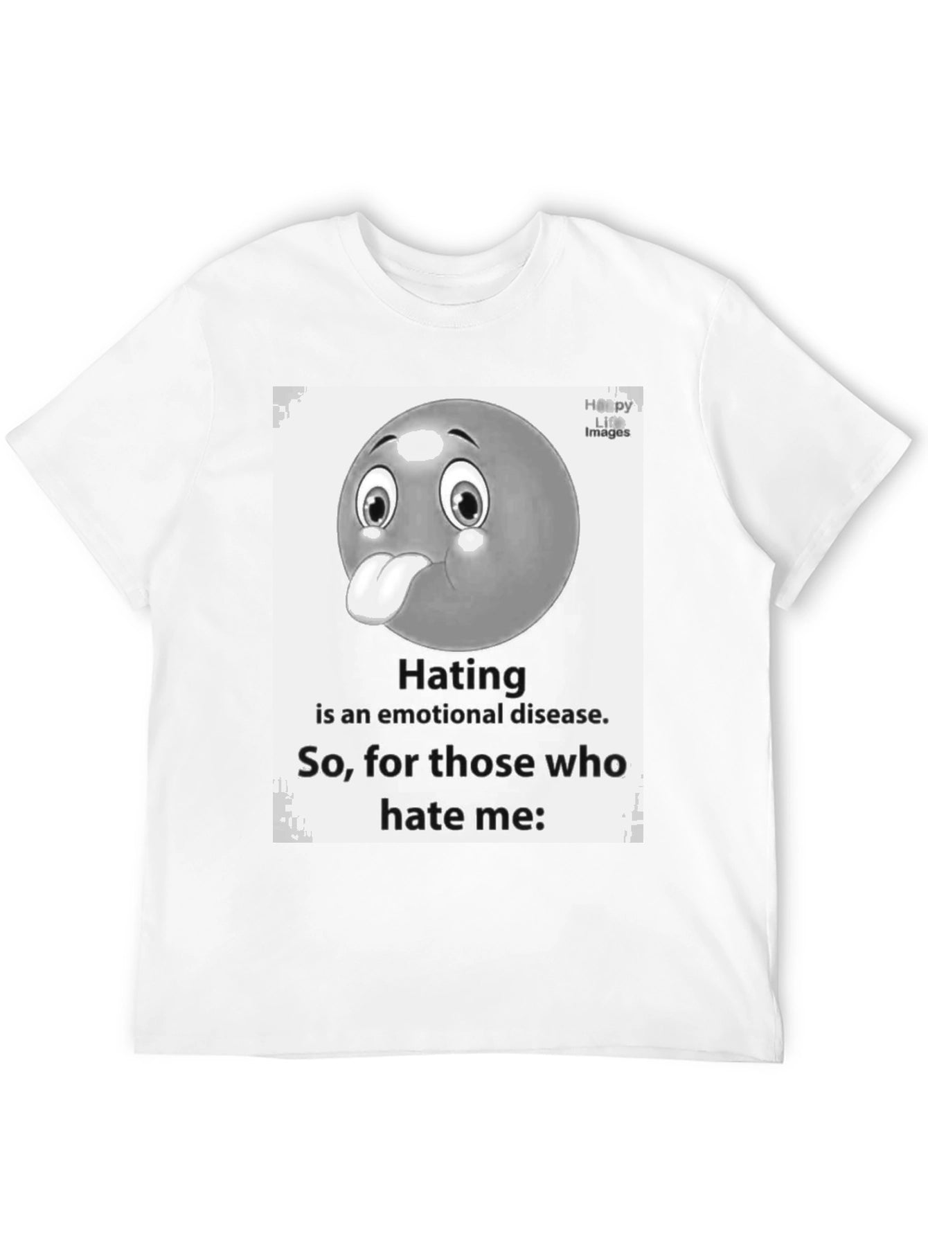 Emotional Statement Graphic Tee - Black