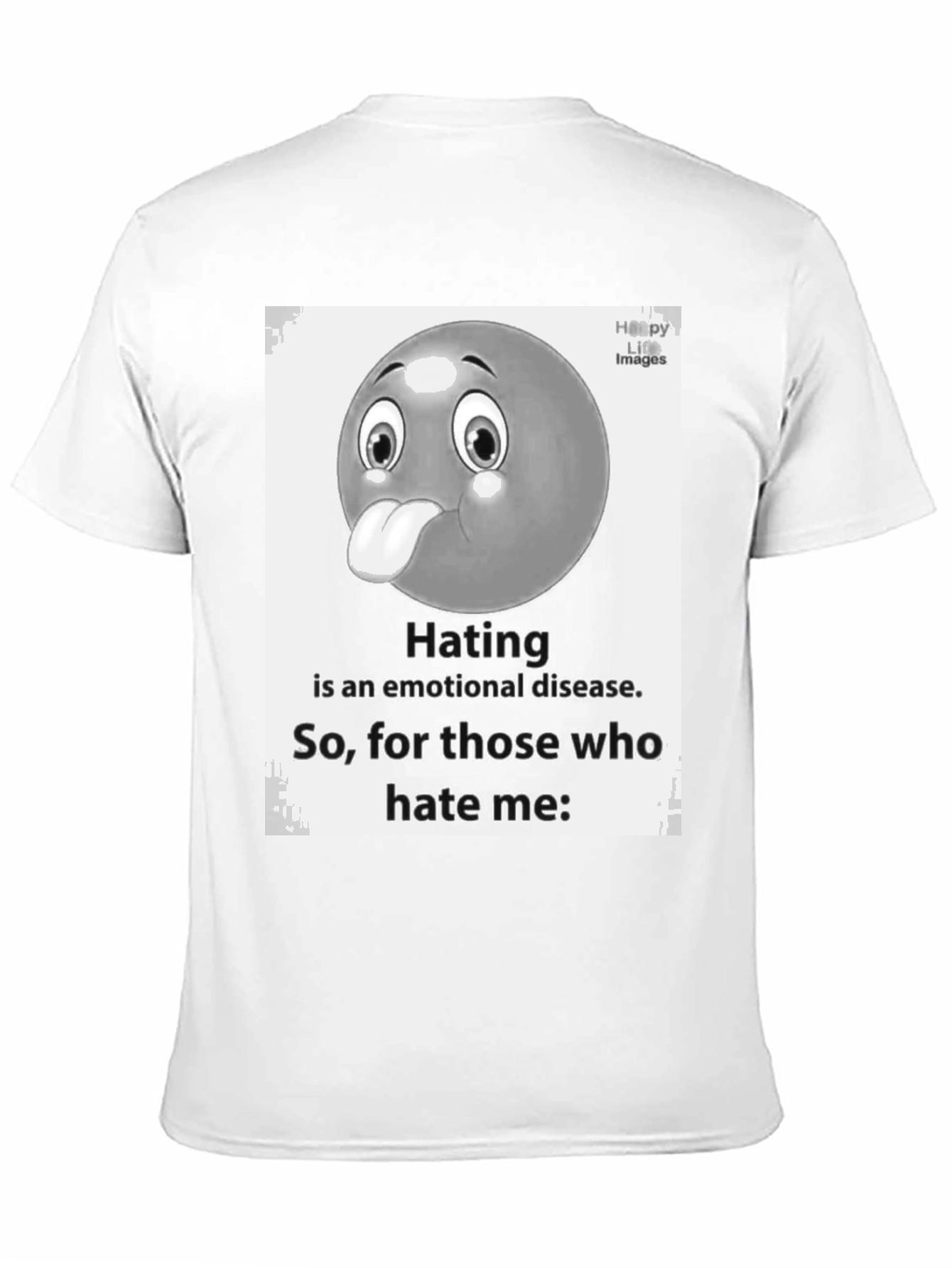 Emotional Statement Graphic Tee - Black