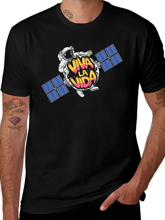 Viva La Vida Space Tee - Unique Graphic T-Shirt