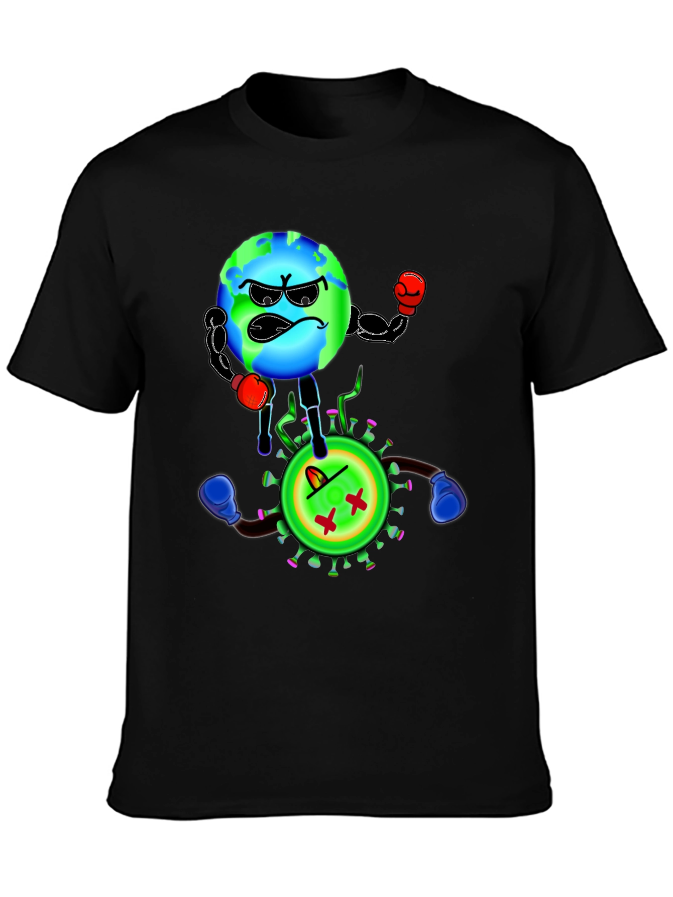 Earth vs Virus Graphic Tee
