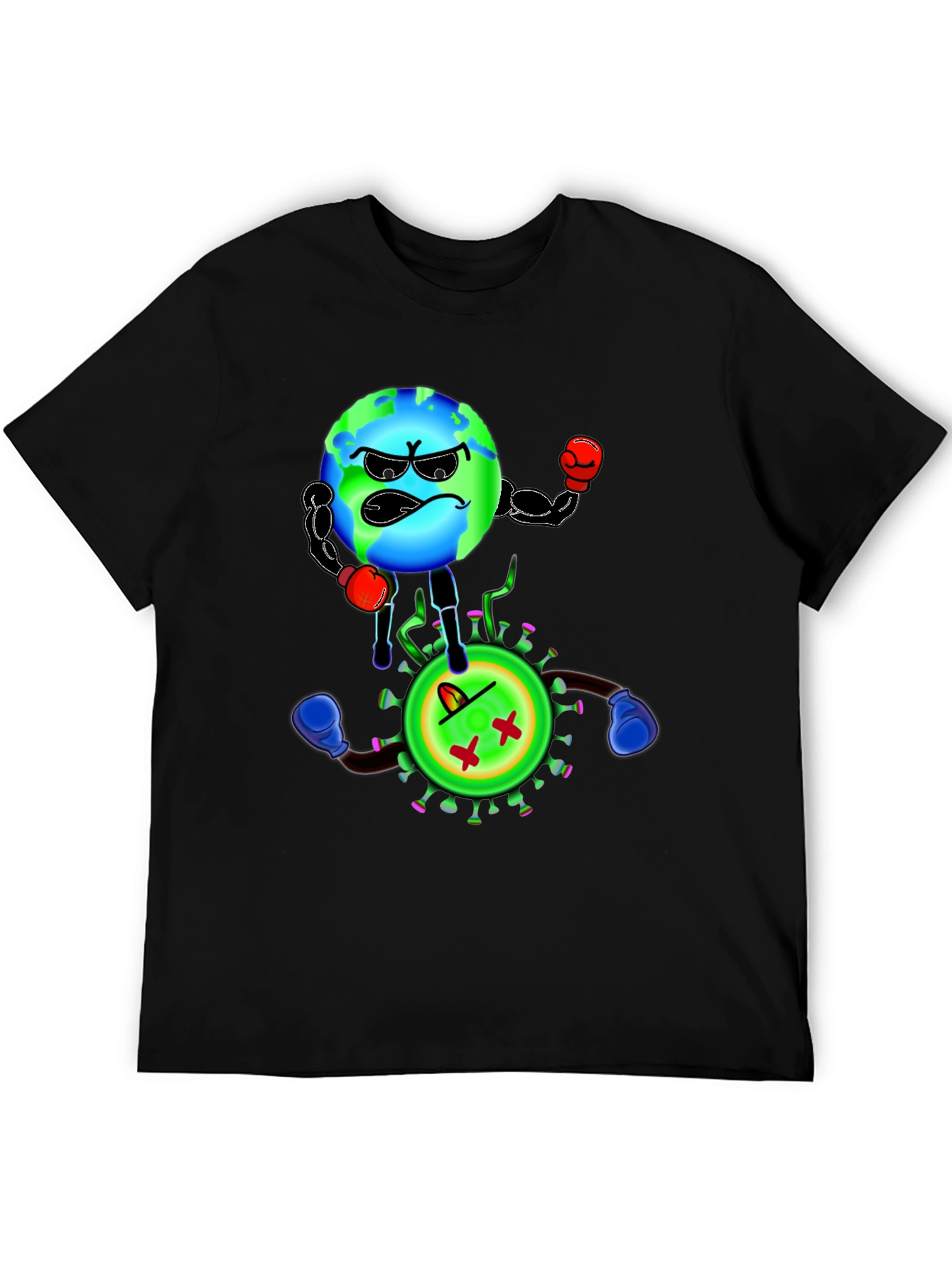 Earth vs Virus Graphic Tee