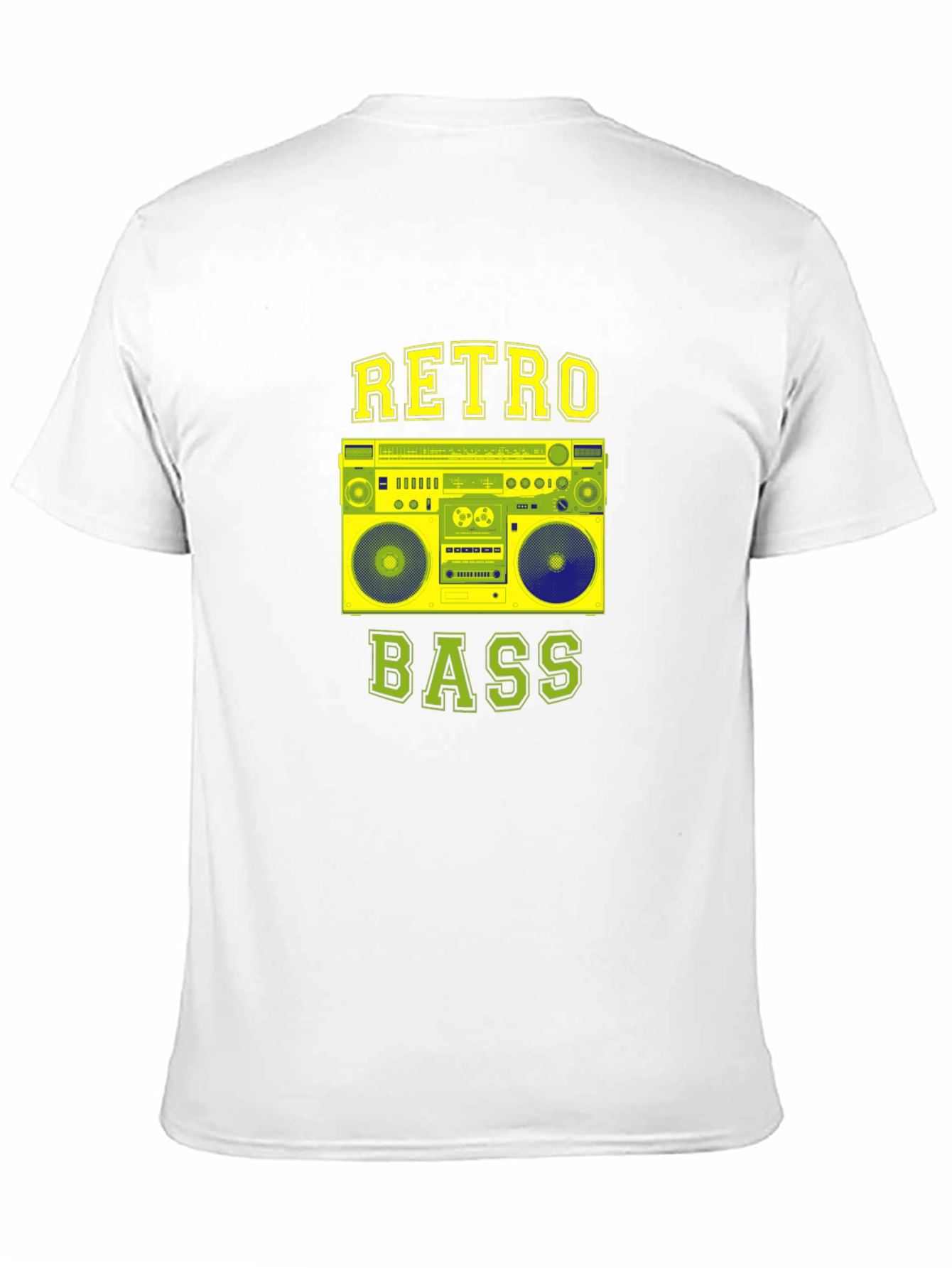 Retro Bass Graphic Tee - Boombox T-Shirt