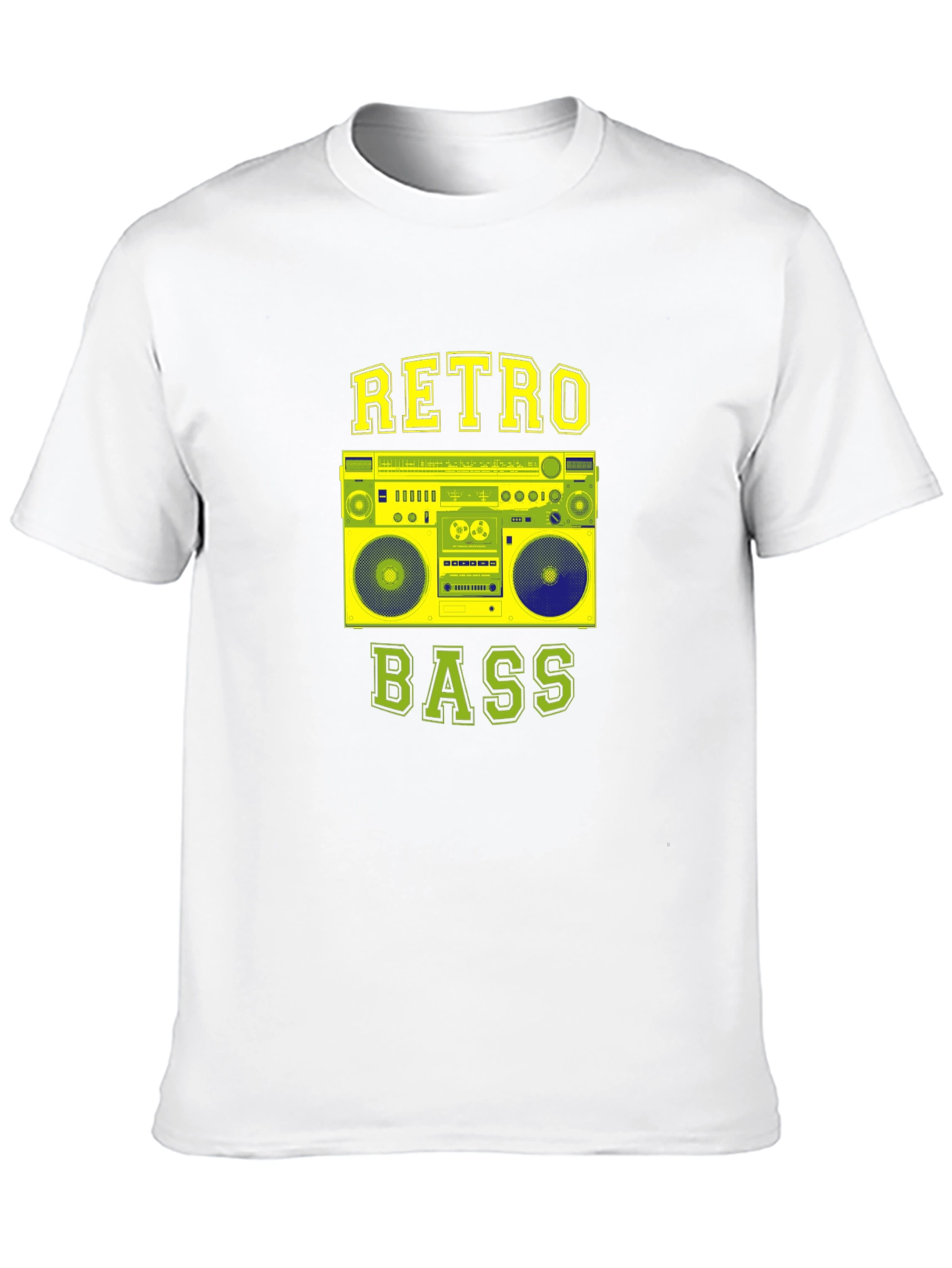 Retro Bass Graphic Tee - Boombox T-Shirt