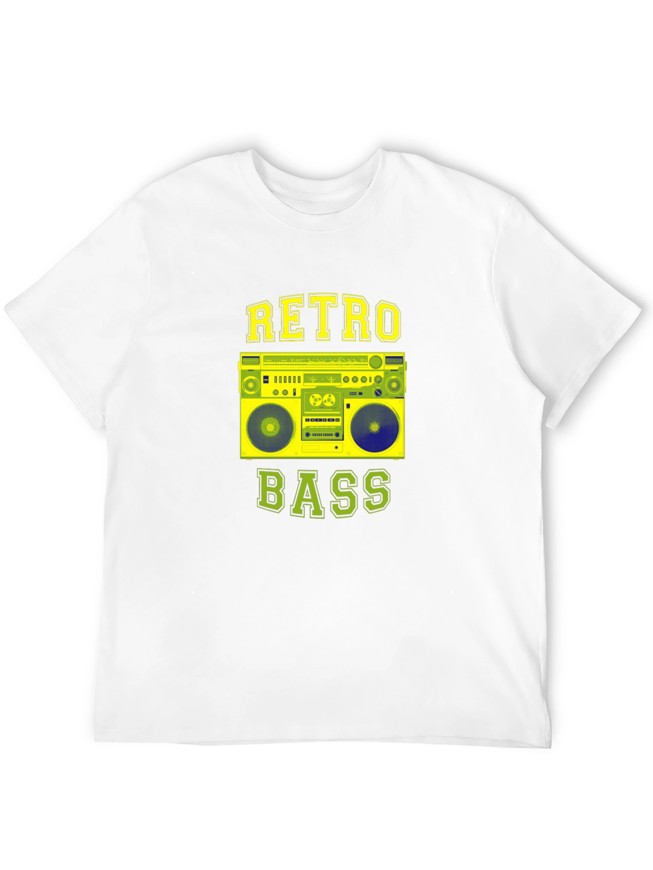 Retro Bass Graphic Tee - Boombox T-Shirt
