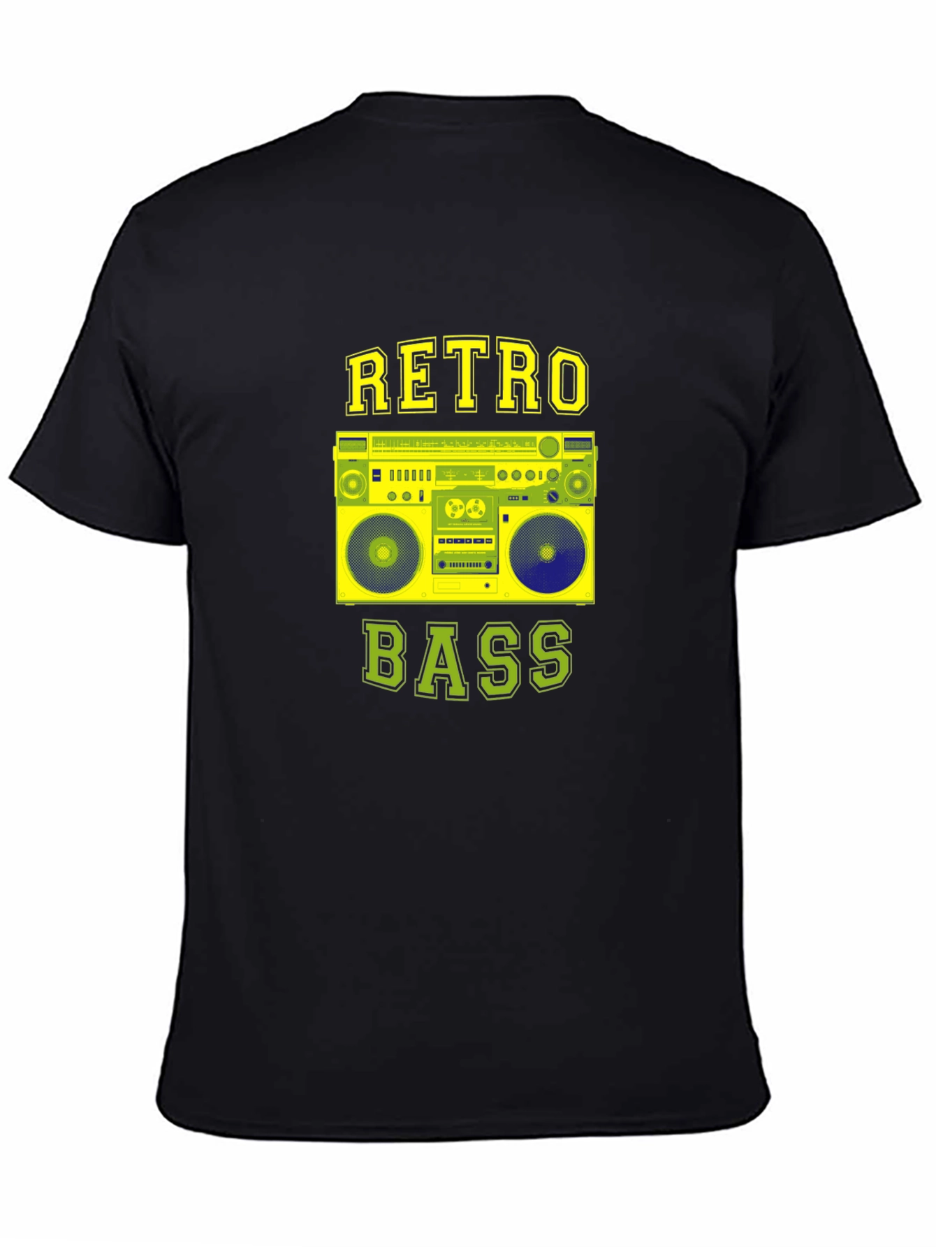 Retro Bass Graphic Tee - Boombox T-Shirt