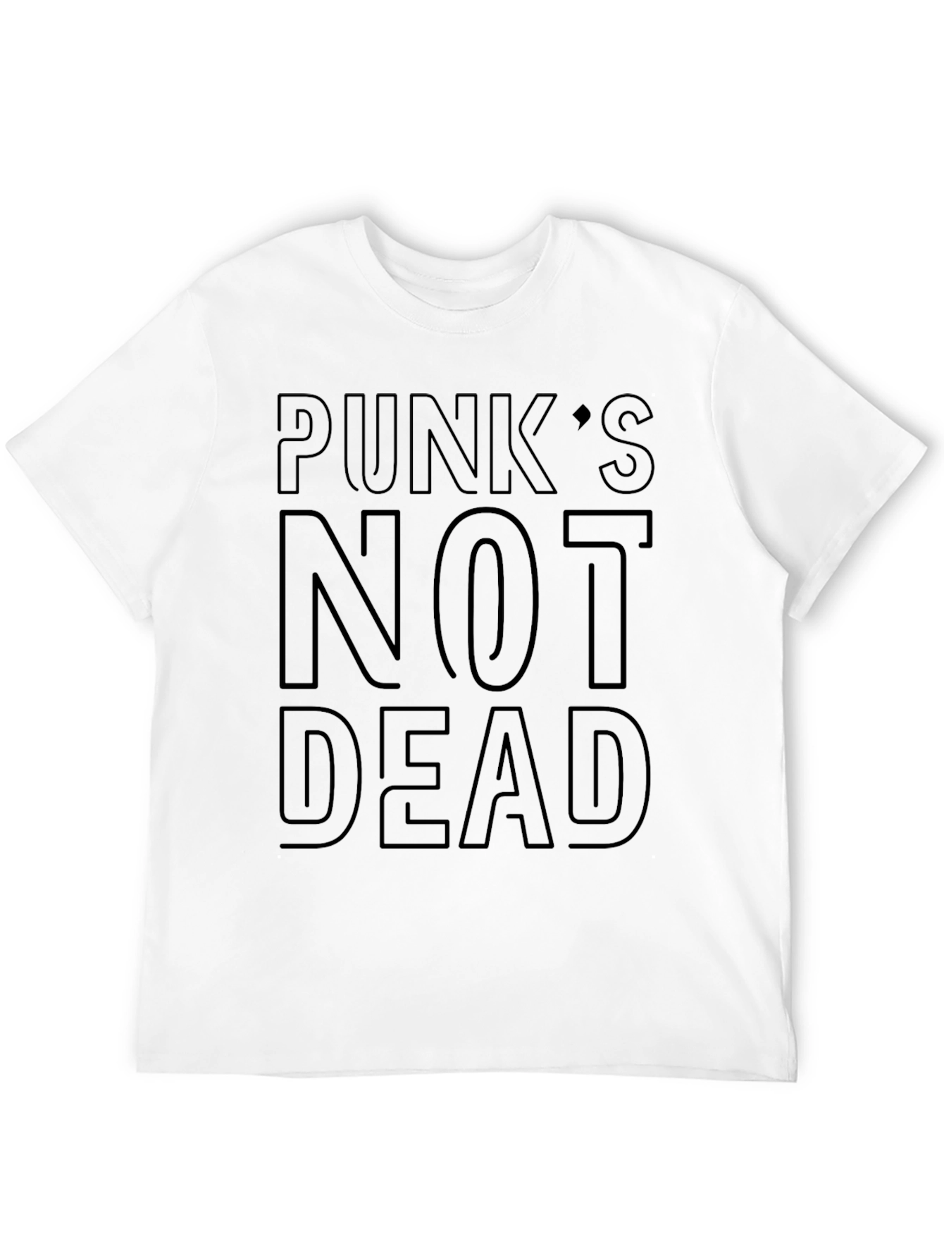 Punks Not Dead Graphic Tee - Black