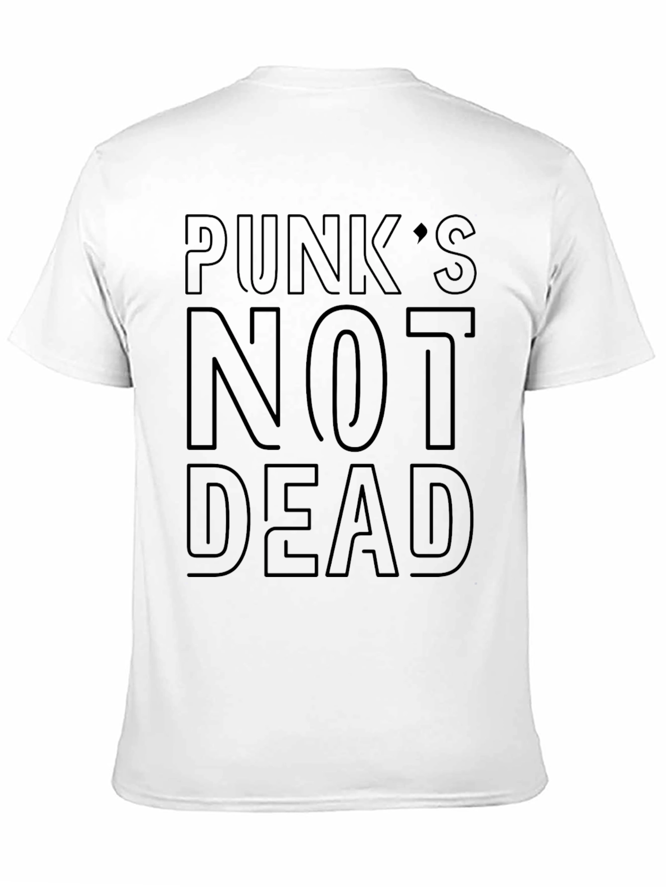 Punks Not Dead Graphic Tee - Black