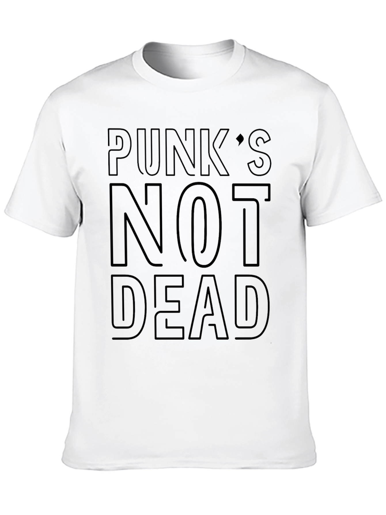 Punks Not Dead Graphic Tee - Black