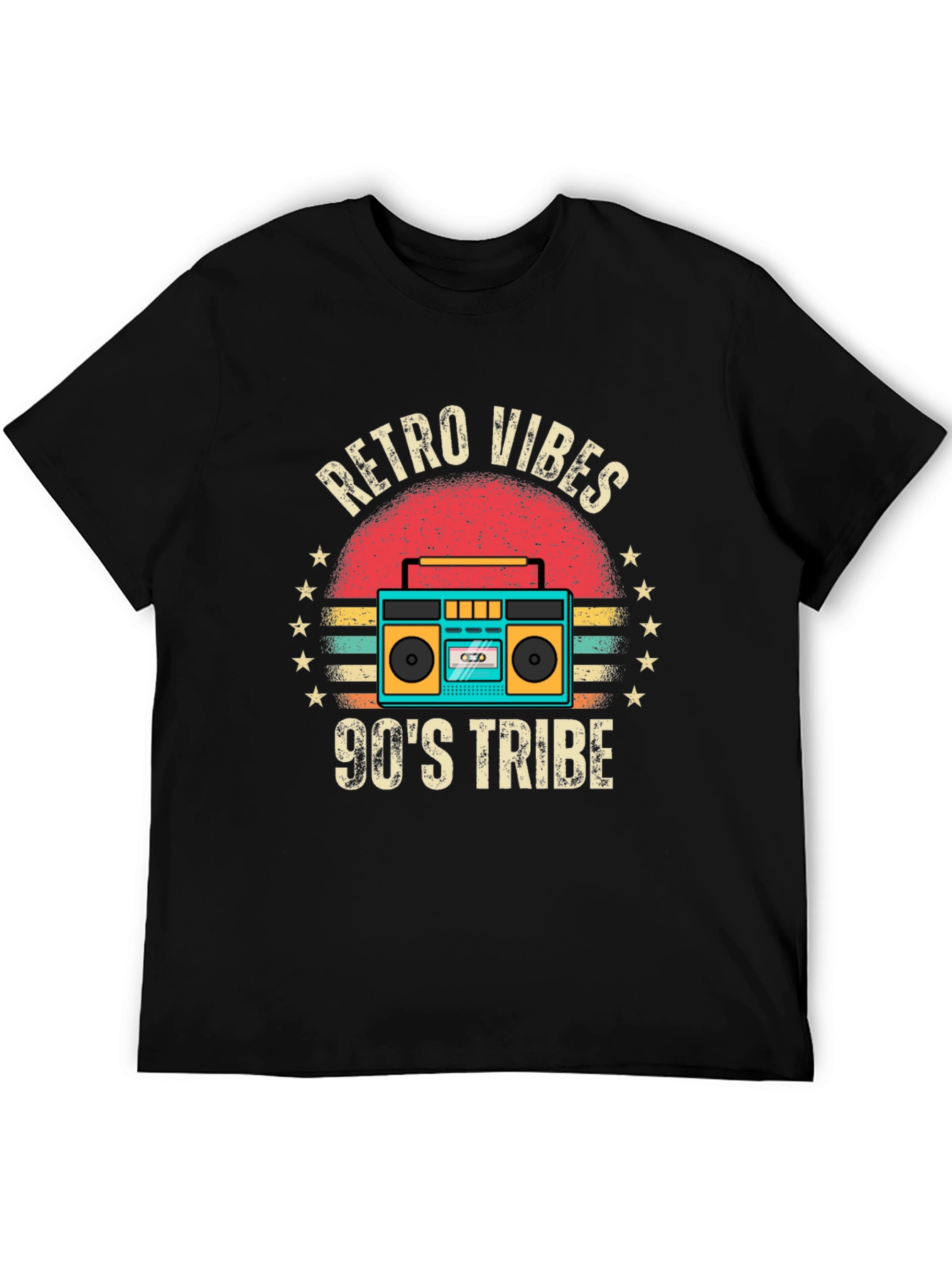 Retro Vibes 90s Tribe Graphic Tee