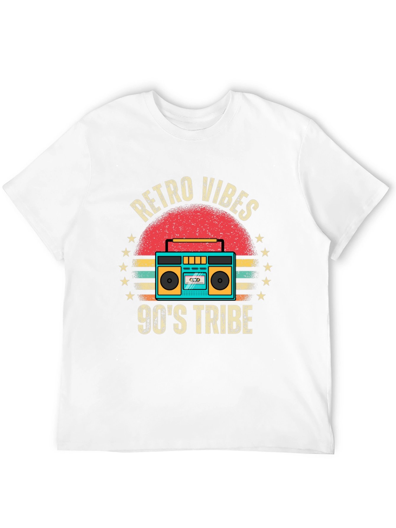 Retro Vibes 90s Tribe Graphic Tee