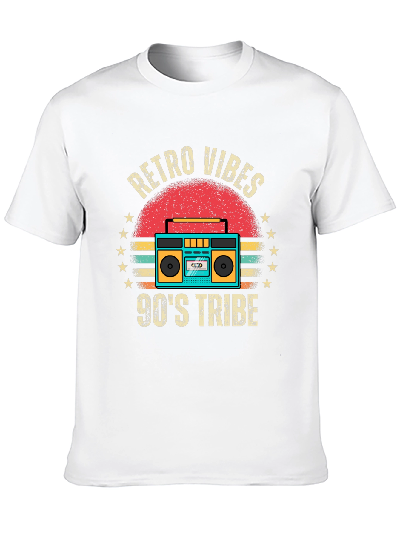 Retro Vibes 90s Tribe Graphic Tee