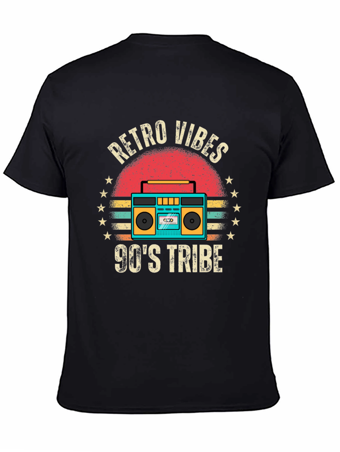 Retro Vibes 90s Tribe Graphic Tee