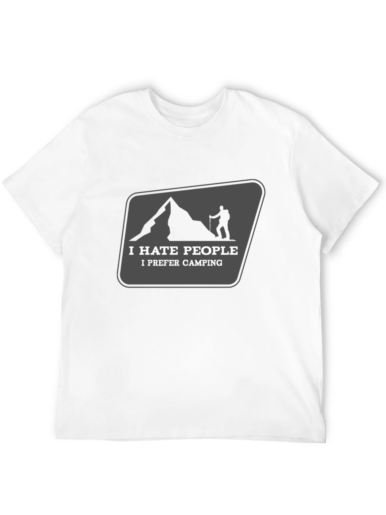 I Hate People Camping Graphic Tee