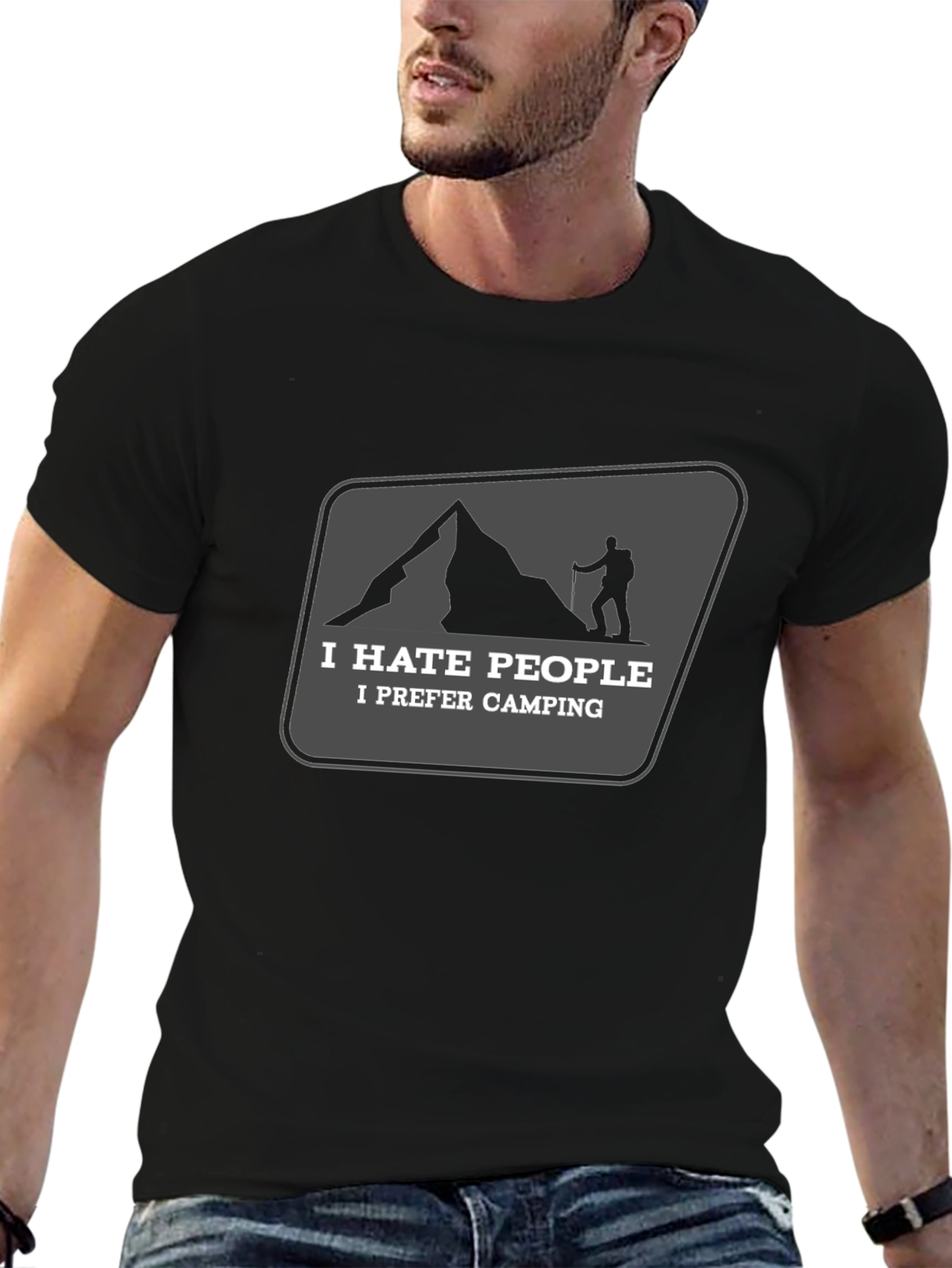 I Hate People Camping Graphic Tee