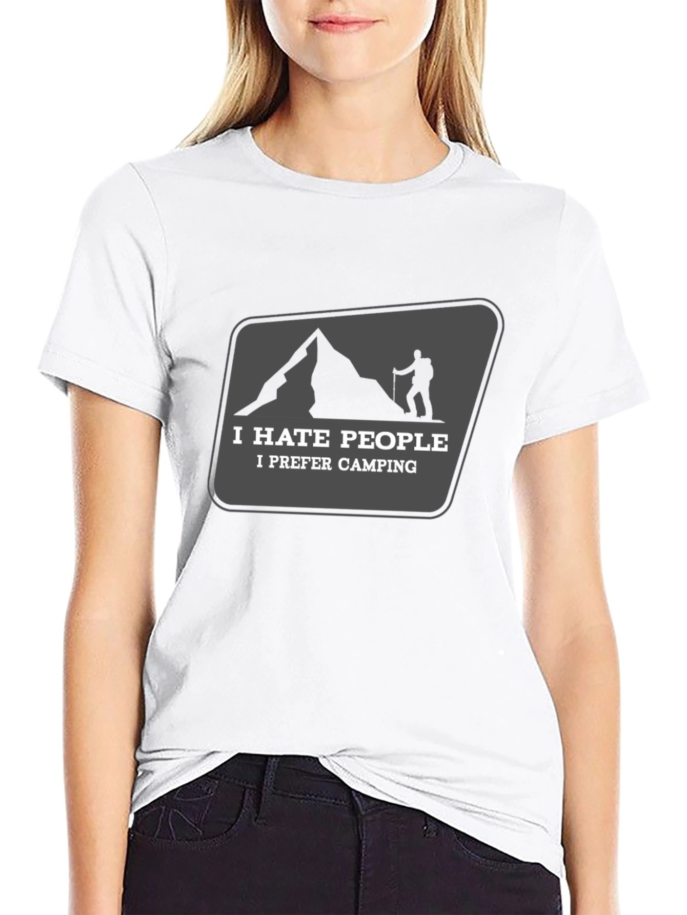 I Hate People Camping Graphic Tee