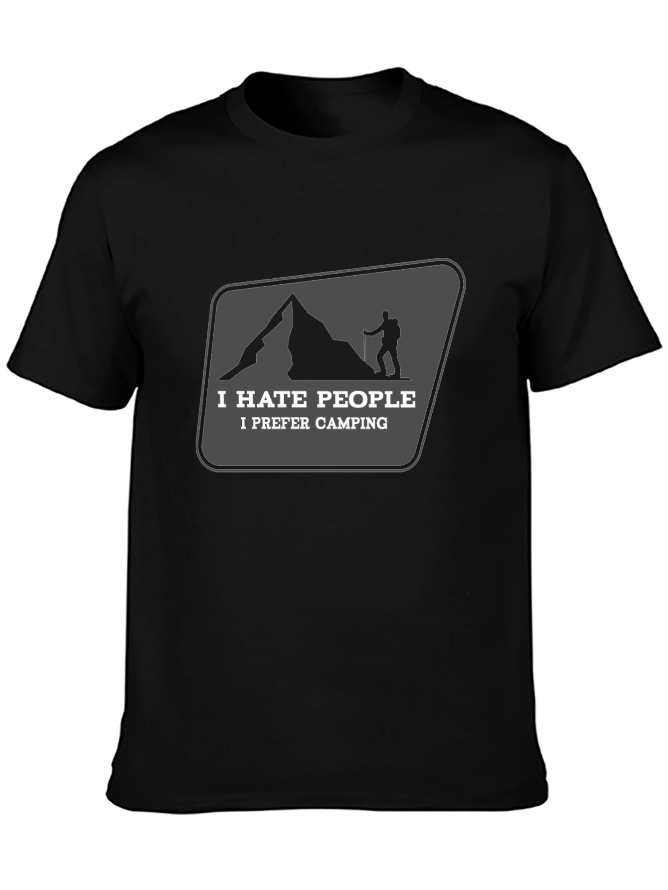 I Hate People Camping Graphic Tee