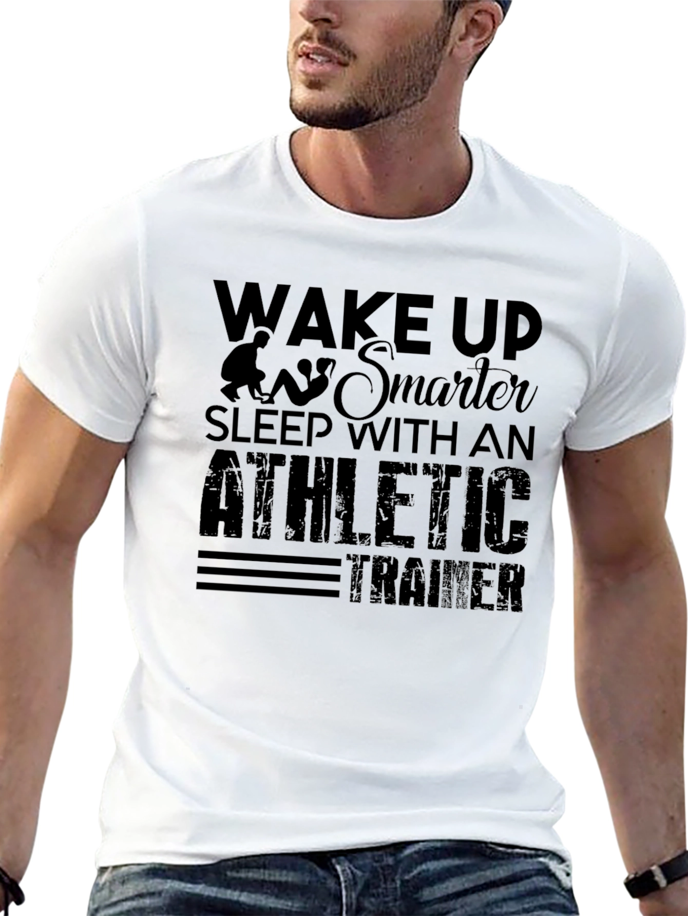 Athletic Trainer Graphic Tee - Wake Up Smarter T-Shirt