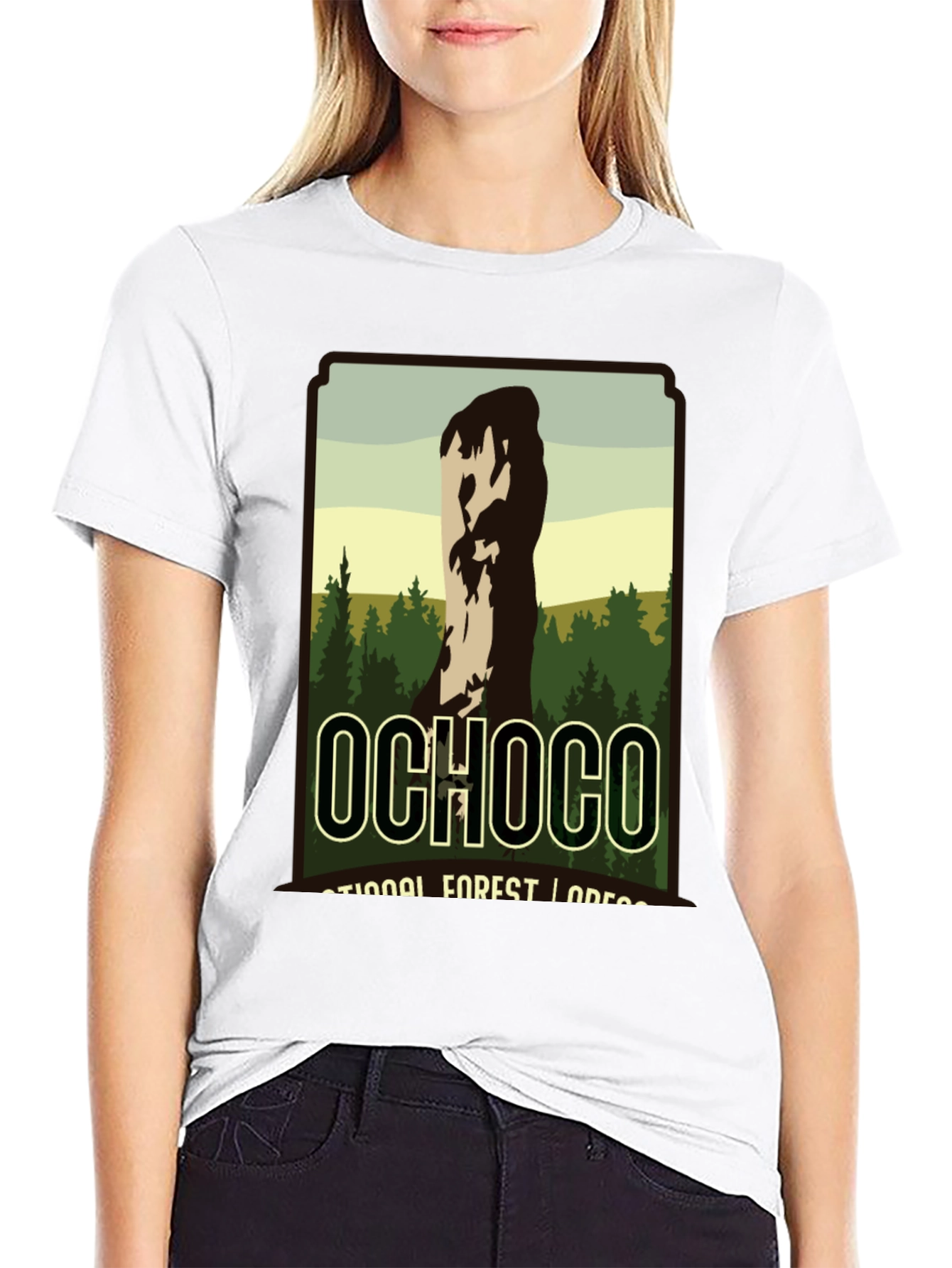 Ochoco National Forest Black Graphic T-Shirt