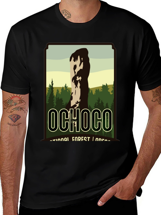 Ochoco National Forest Black Graphic T-Shirt