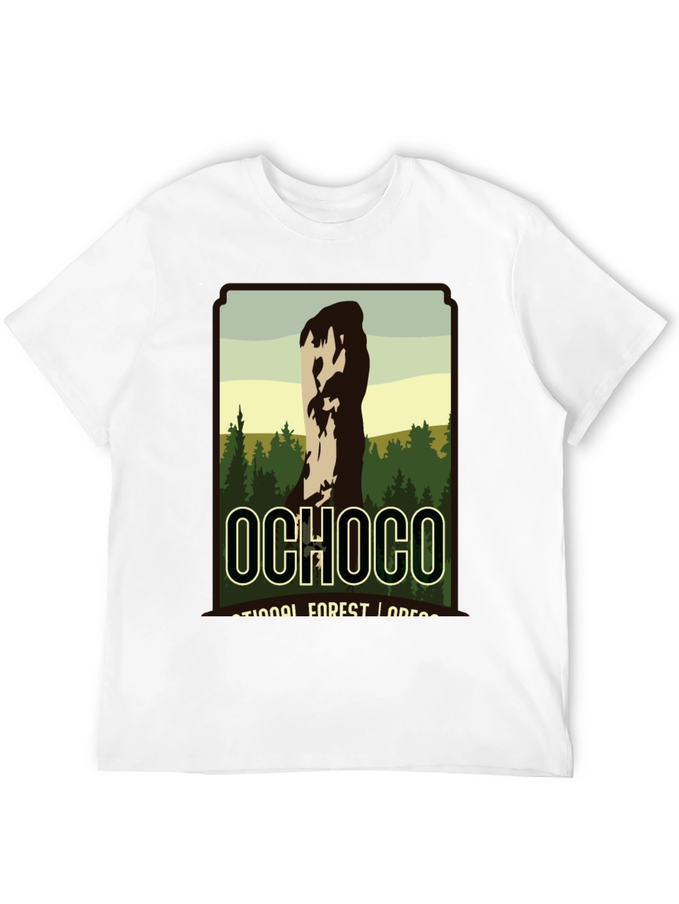 Ochoco National Forest Black Graphic T-Shirt