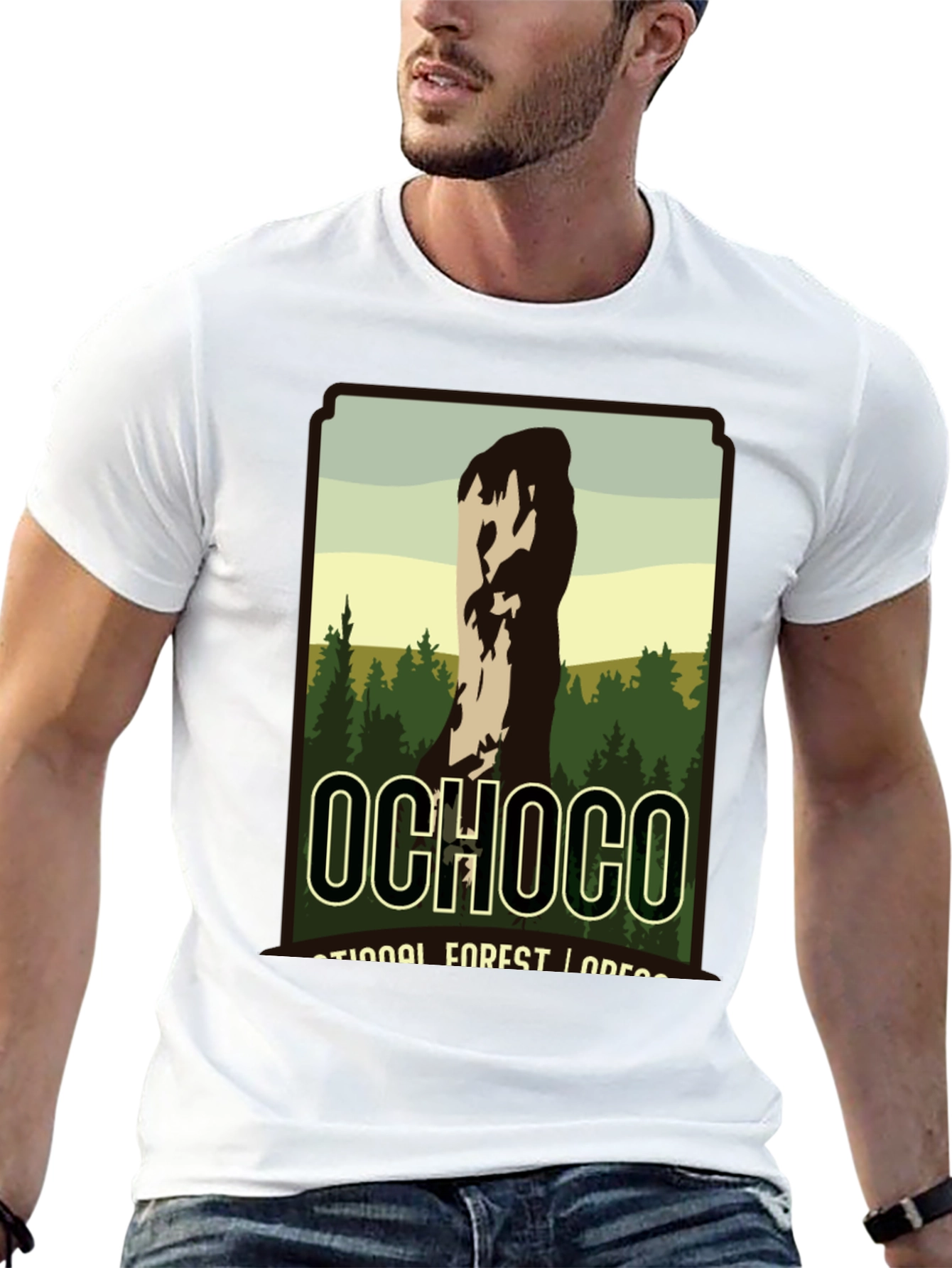 Ochoco National Forest Black Graphic T-Shirt