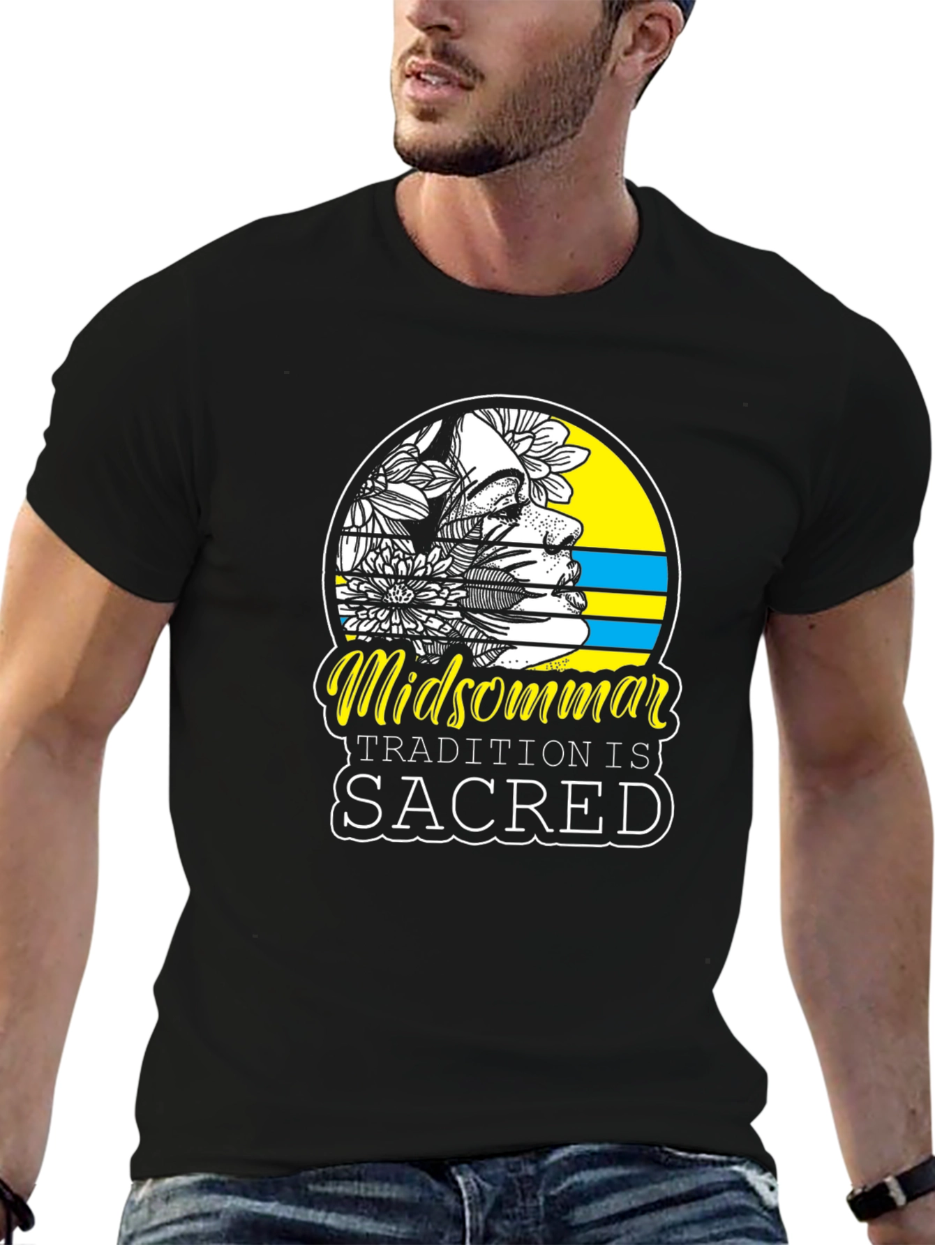 Midsommar Tradition Is Sacred Black T-Shirt
