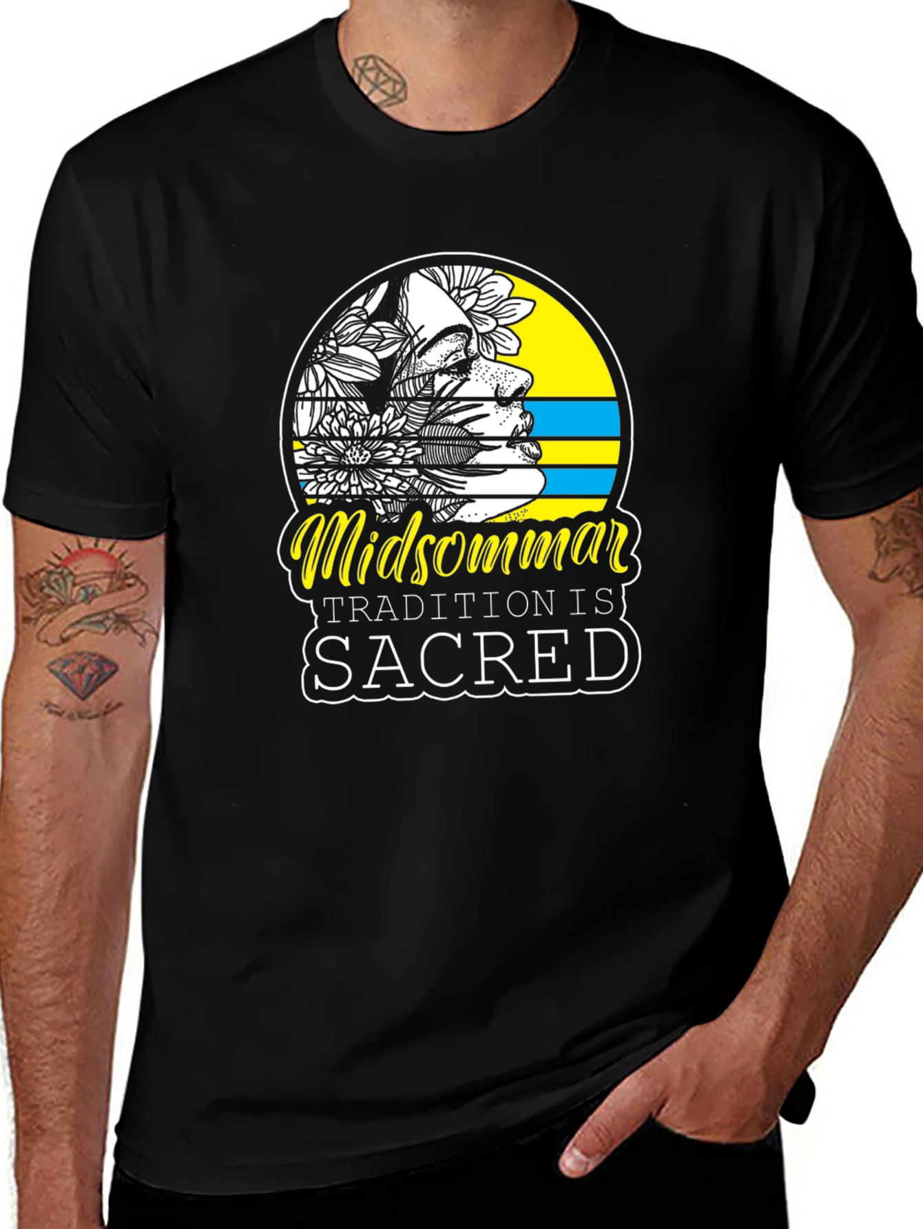 Midsommar Tradition Is Sacred Black T-Shirt