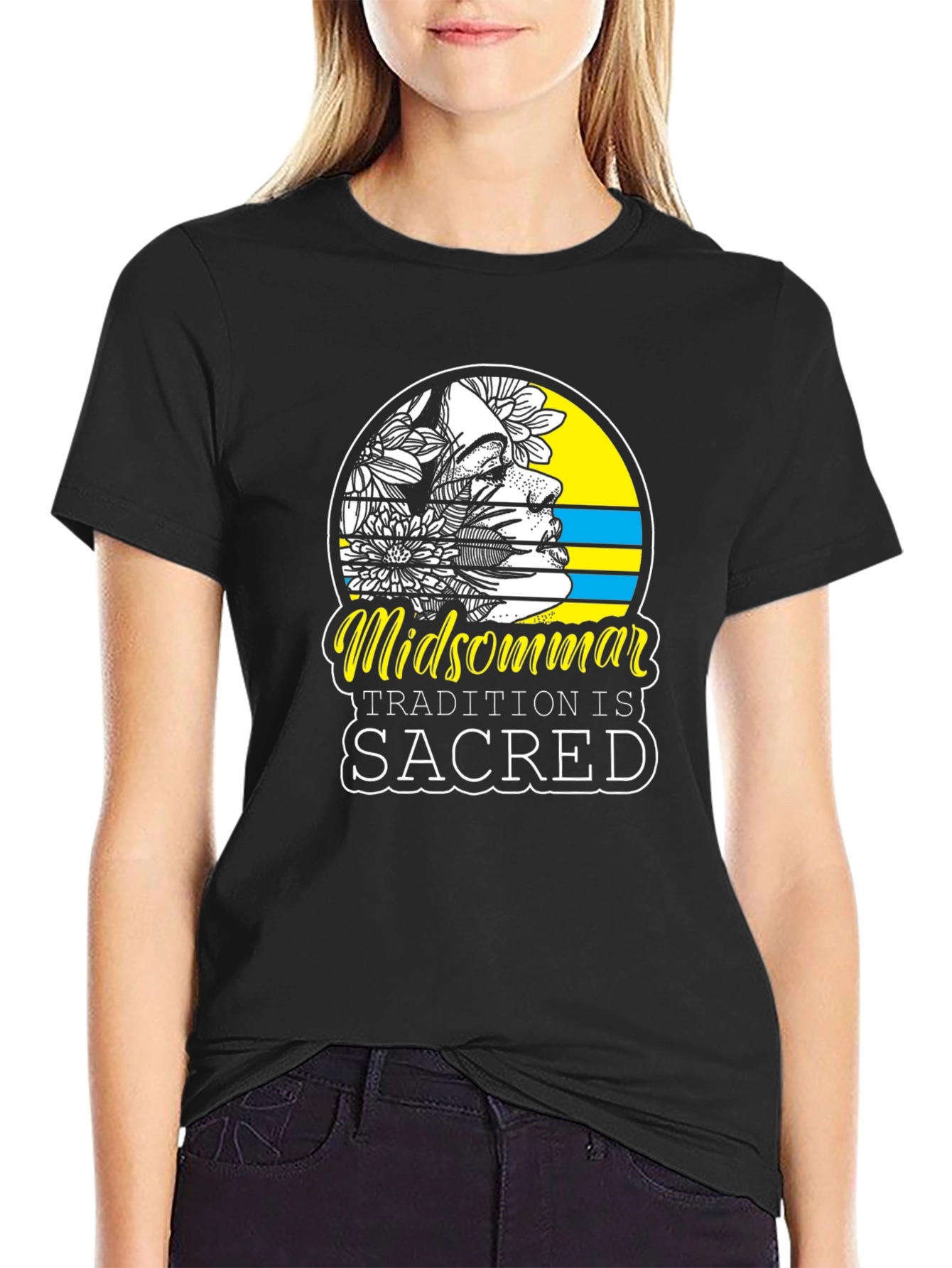 Midsommar Tradition Is Sacred Black T-Shirt