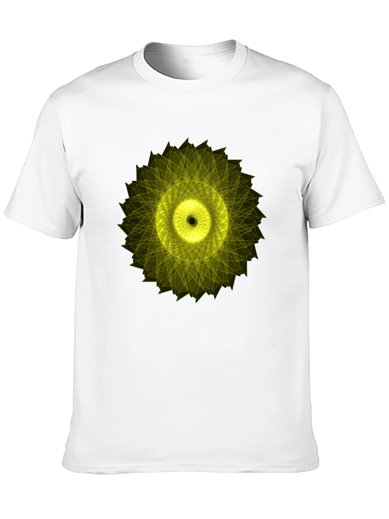 Geometric Circle Graphic Tee - Mens Black T-Shirt